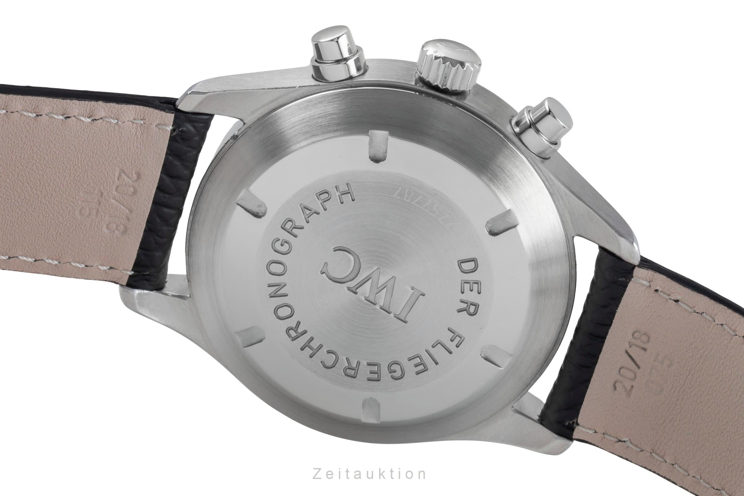 IWC Fliegerchronograph chronograph steel automatic men's watch IW370603 LP: 7700EUR  [2505401]