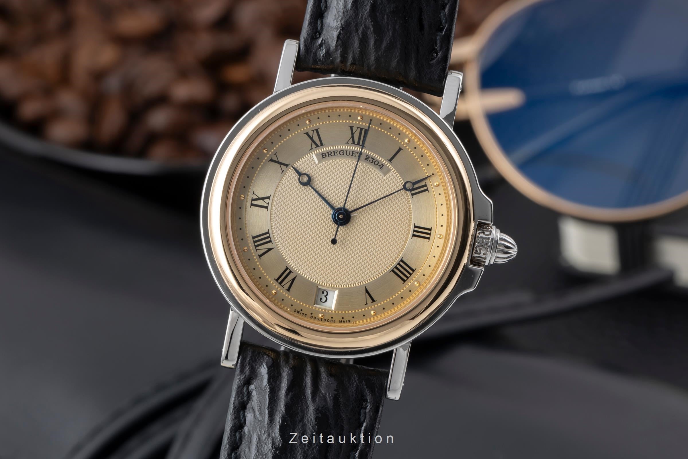 Breguet Marine steel / gold automatic men's watch 3400  [2505402]