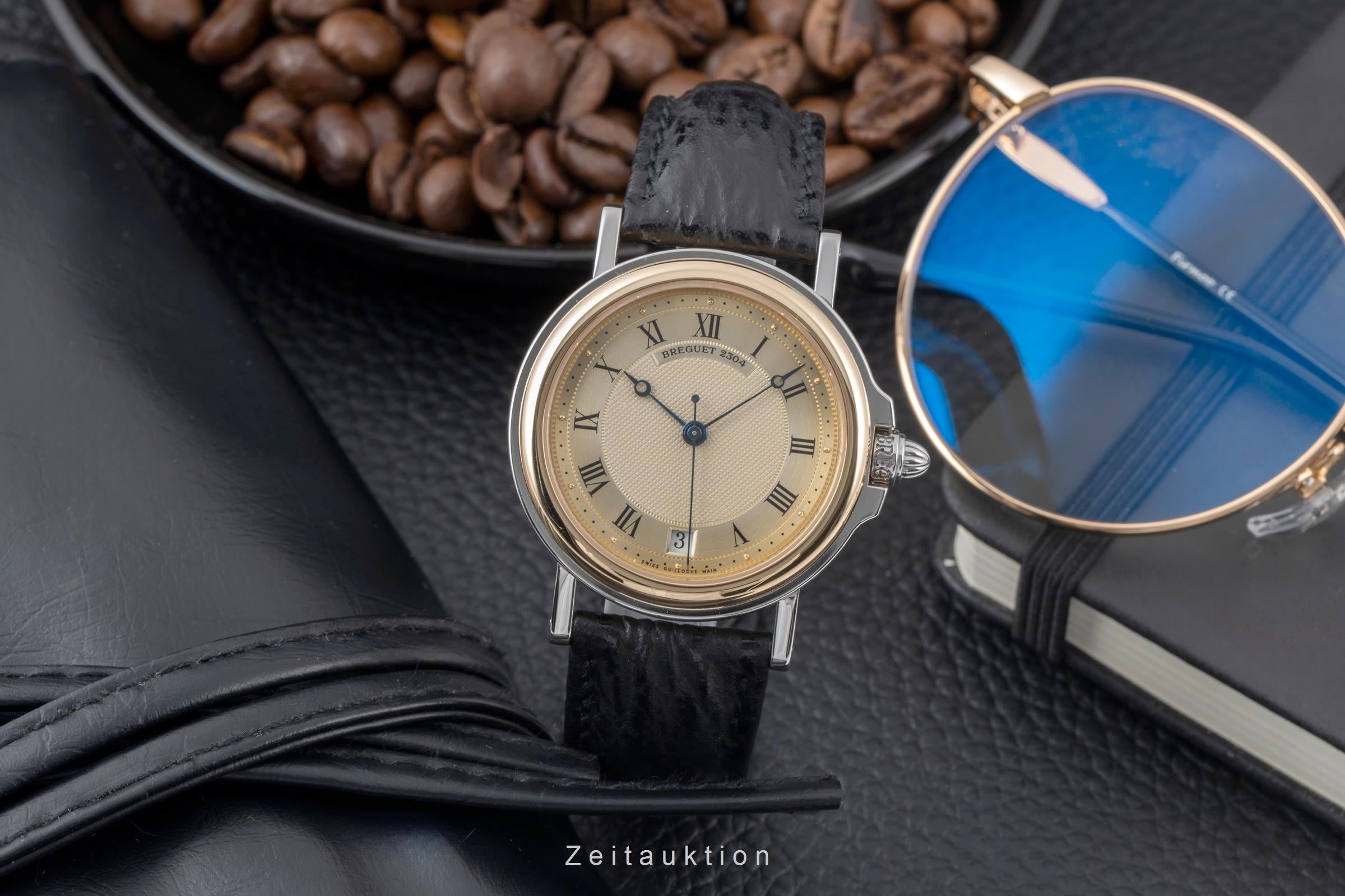 Breguet Marine steel / gold automatic men's watch 3400  [2505402]