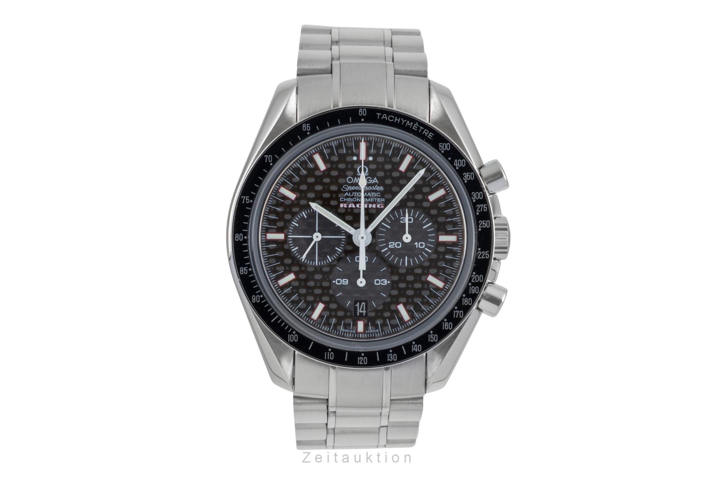 Omega Speedmaster Racing chronographe acier automatique montre pour hommes 3552.59.00  [2505405]