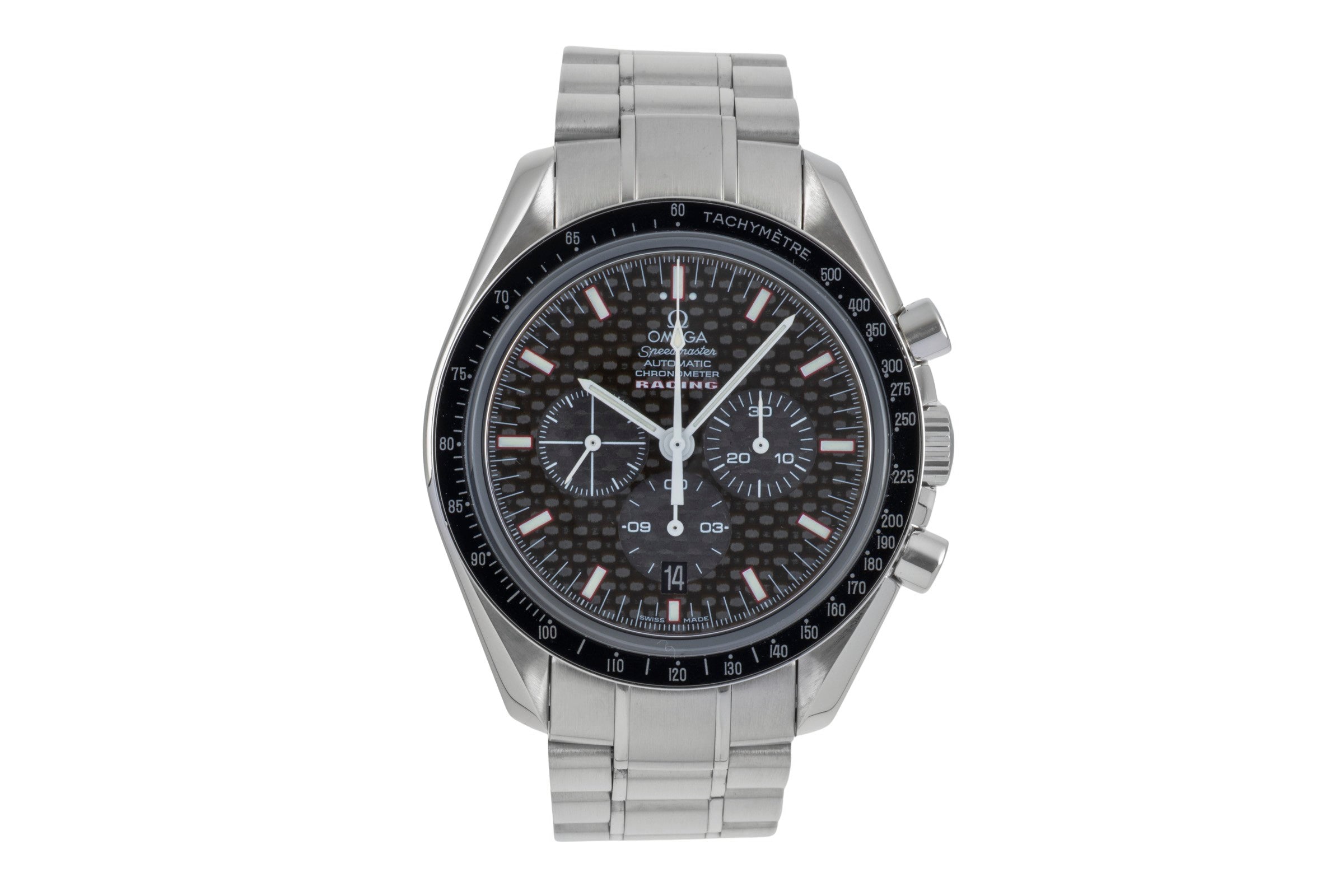 Omega Speedmaster Racing chronograph steel automatic men's watch 3552.59.00  [2505405]
