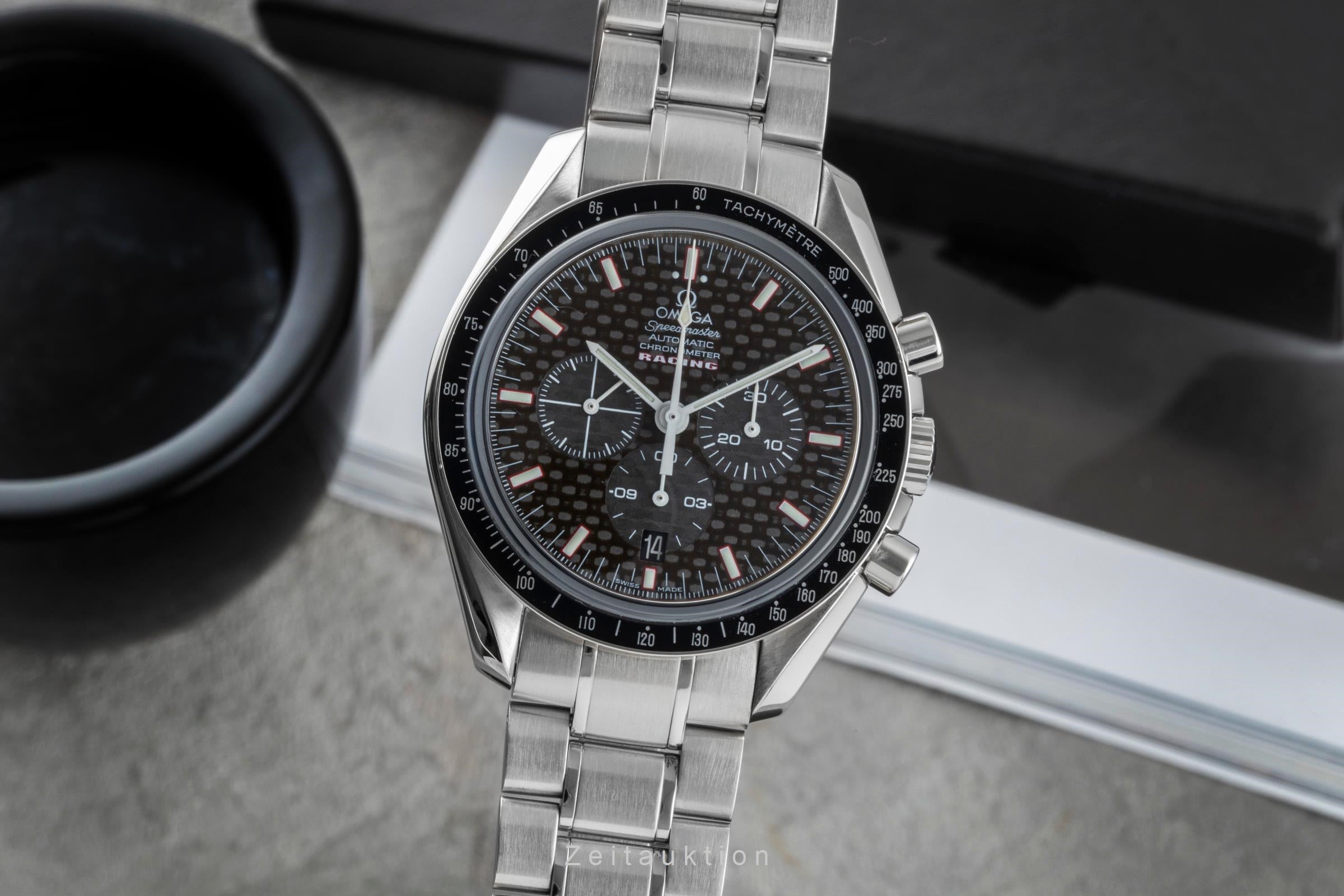 Omega Speedmaster Racing chronograph steel automatic men's watch 3552.59.00  [2505405]