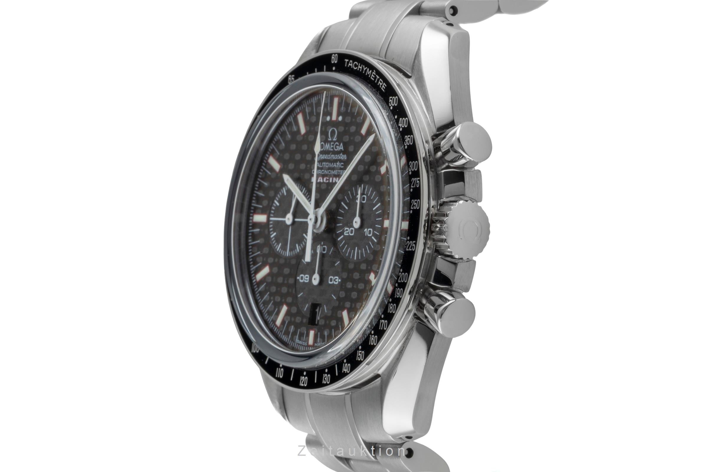 Omega Speedmaster Racing chronographe acier automatique montre pour hommes 3552.59.00  [2505405]