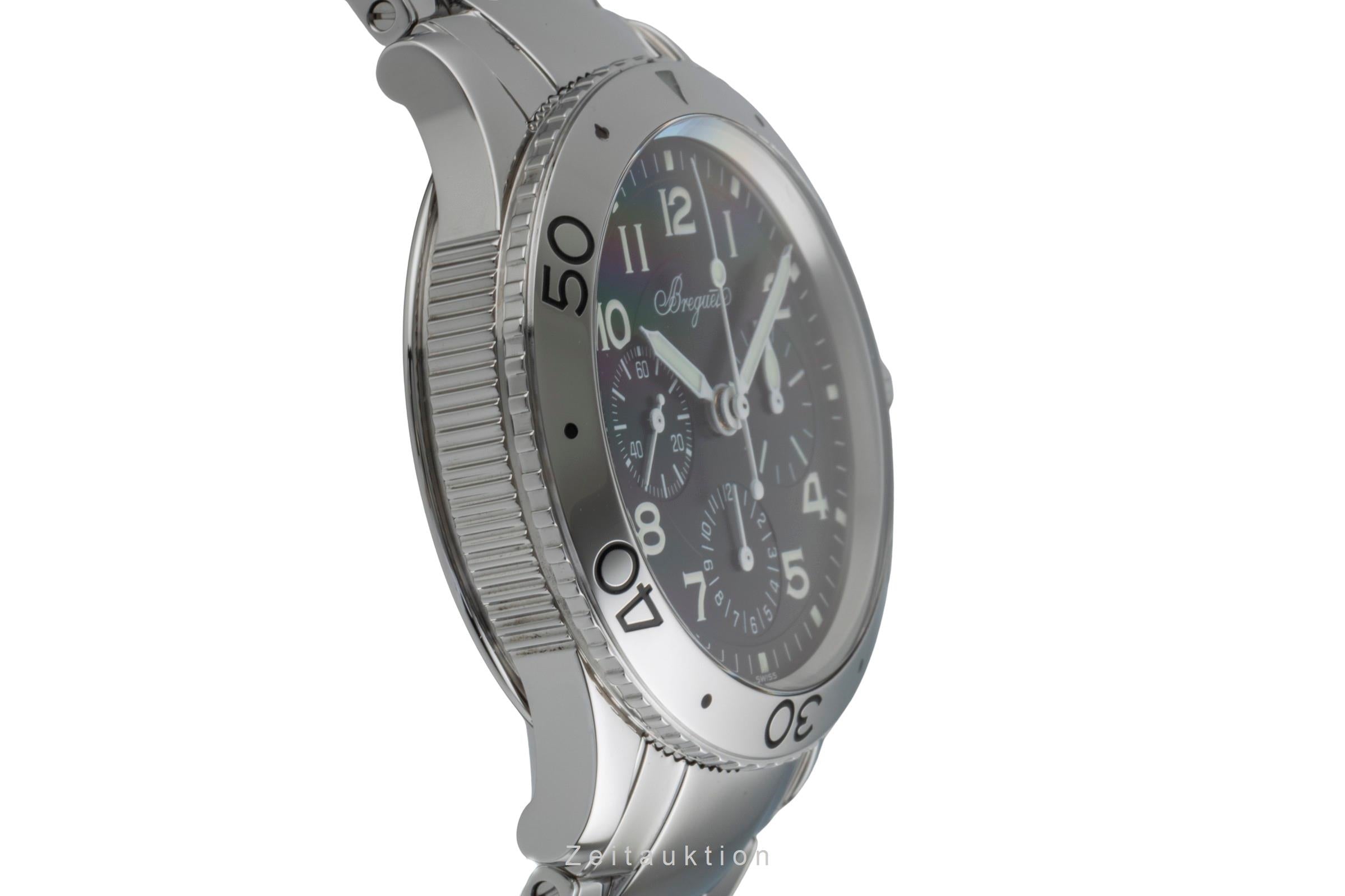 Breguet Type XX chronograph steel automatic Kal. Cal. 582/1 Ref
