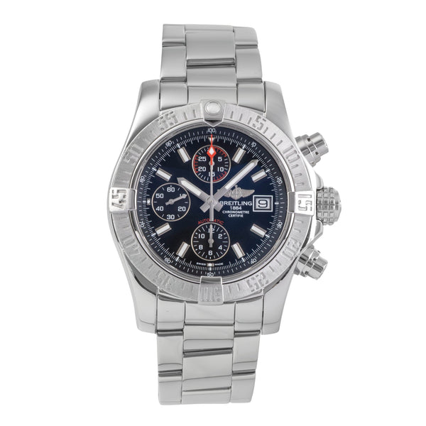 Breitling Avenger II chronograph steel automatic men's watch A13381 11/BC32  [2505407]
