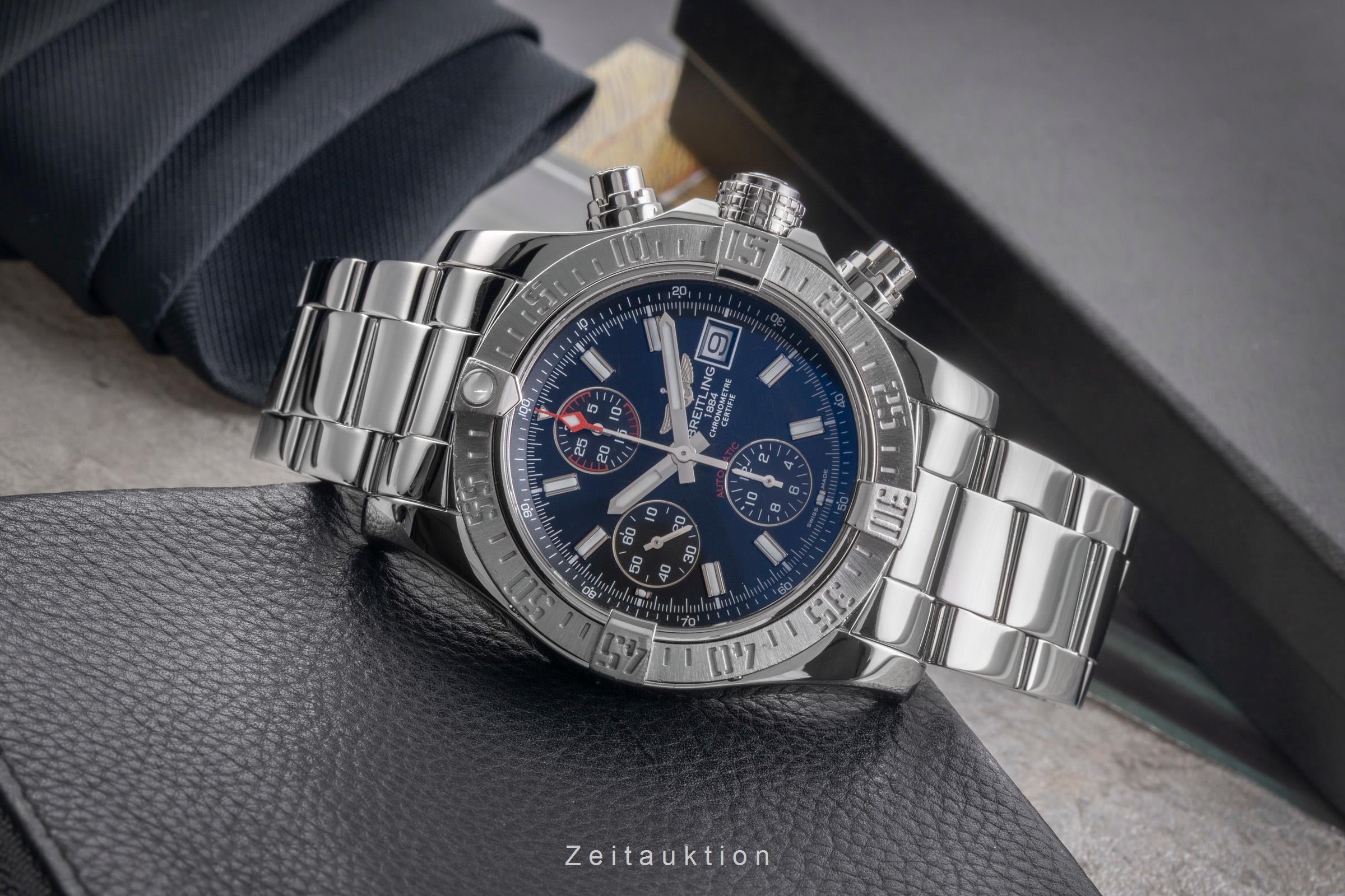 Breitling Avenger II chronograph steel automatic Kal. B13 Ref