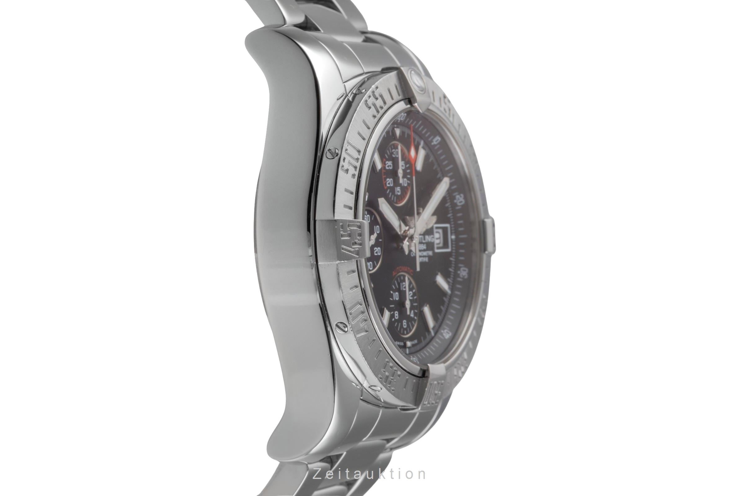 Breitling Avenger II chronograph steel automatic men's watch A13381 11/BC32  [2505407]