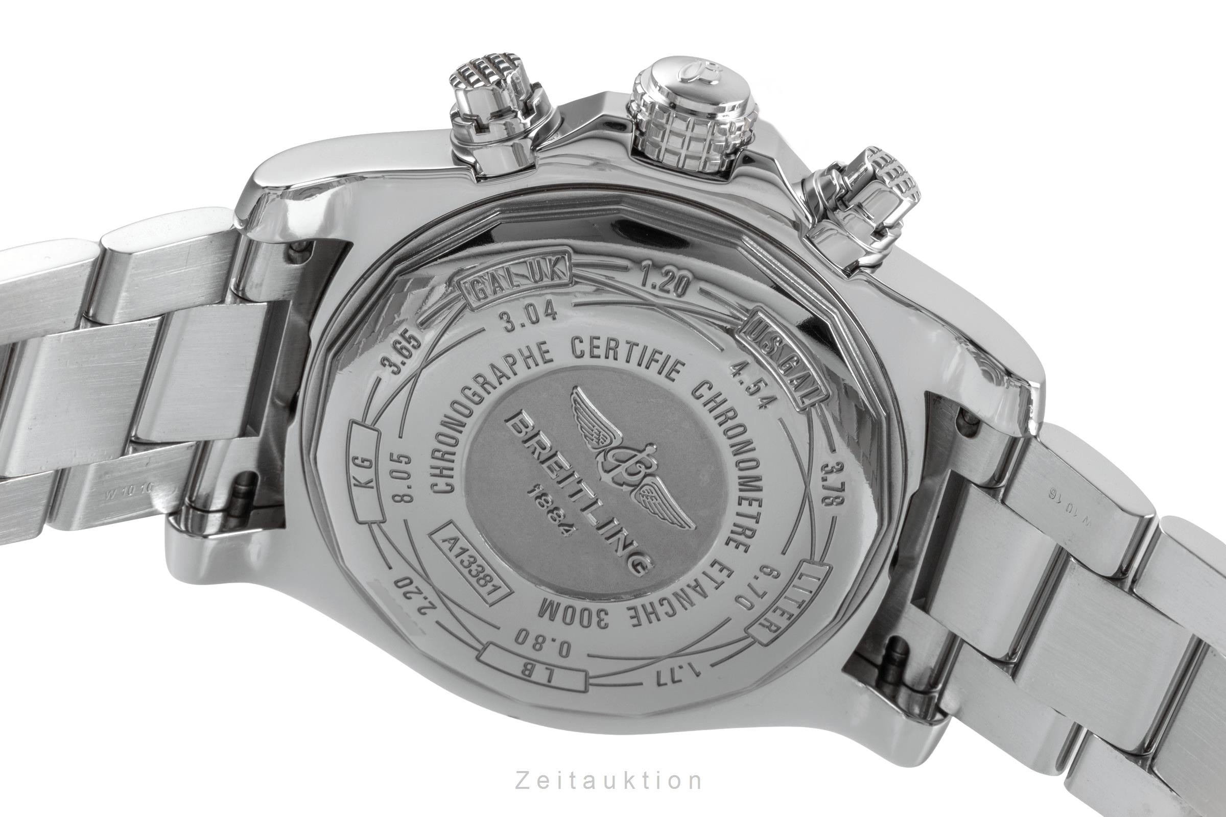 Breitling Avenger II chronograph steel automatic men's watch A13381 11/BC32  [2505407]