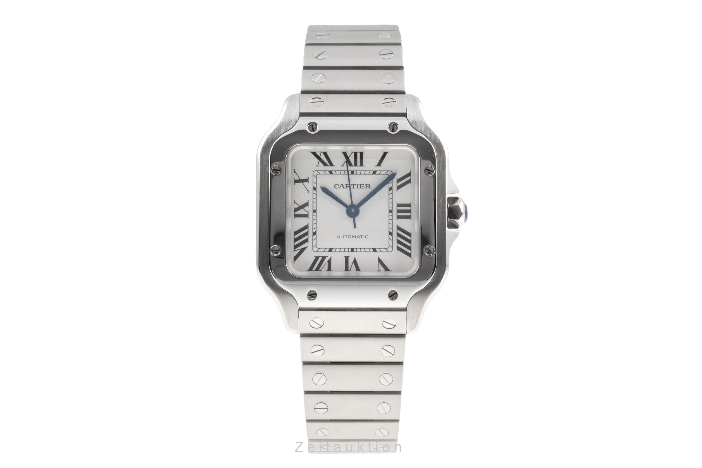 Cartier Santos steel automatic men's watch WSSA0010 LP: 8850EUR  [2505408]