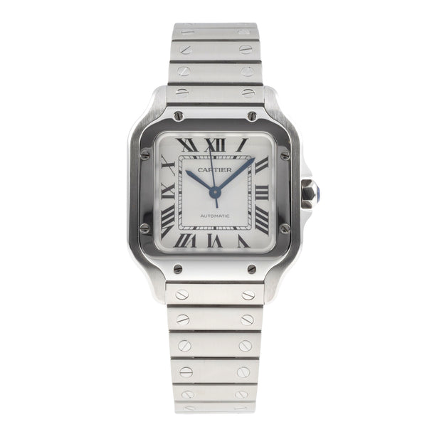 Cartier Santos steel automatic men's watch WSSA0010 LP: 8850EUR  [2505408]
