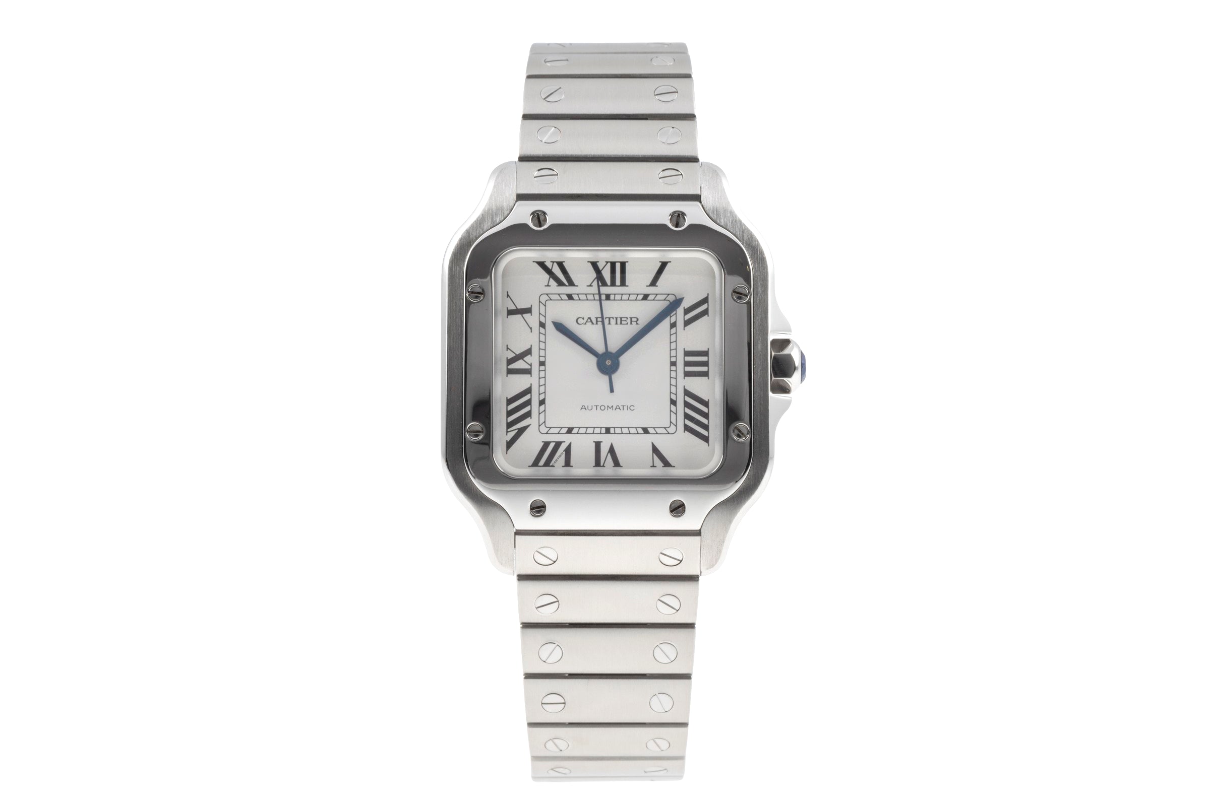 Cartier Santos steel automatic men's watch WSSA0010 LP: 8850EUR  [2505408]