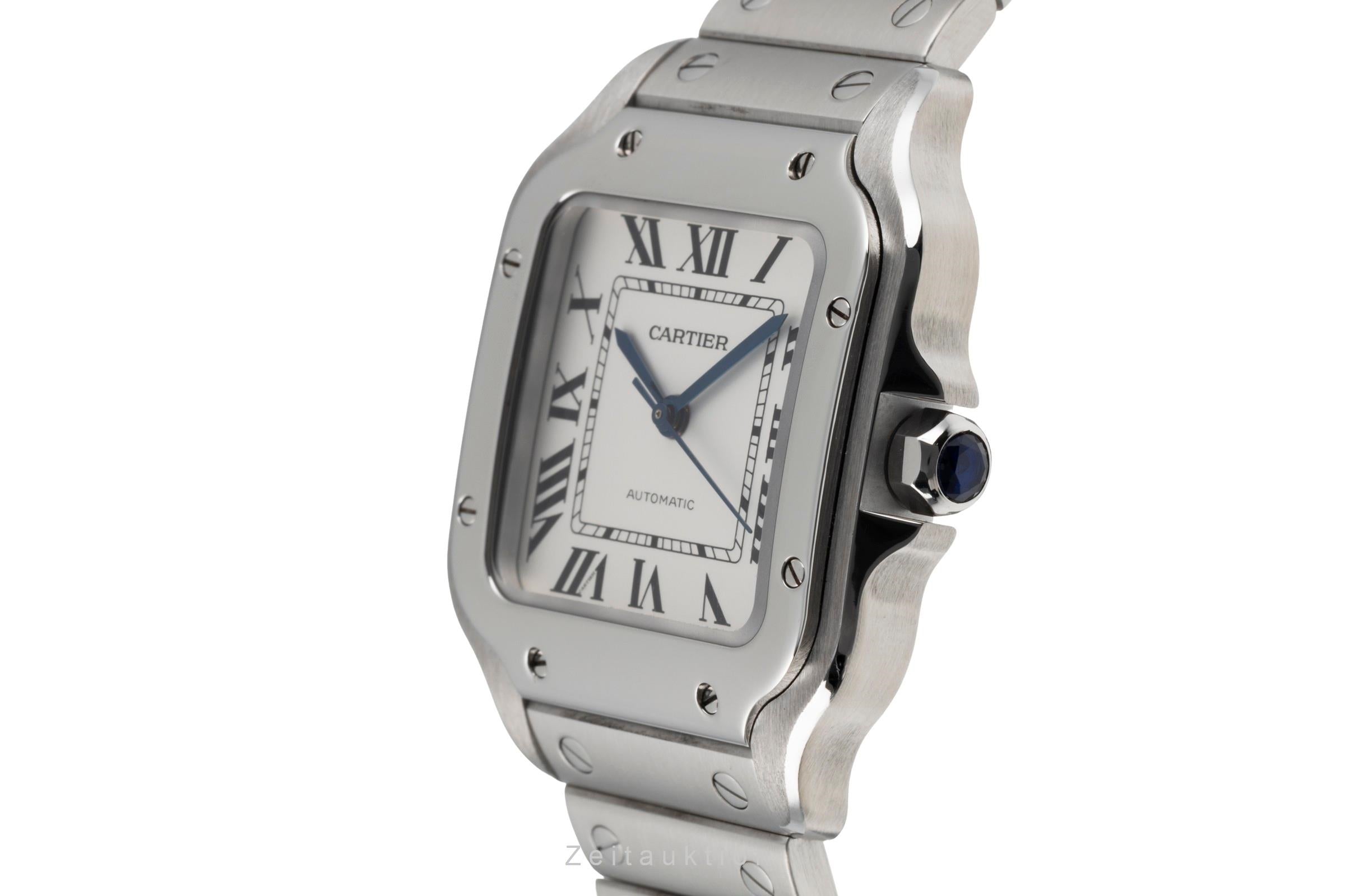 Cartier Santos steel automatic men's watch WSSA0010 LP: 8850EUR  [2505408]