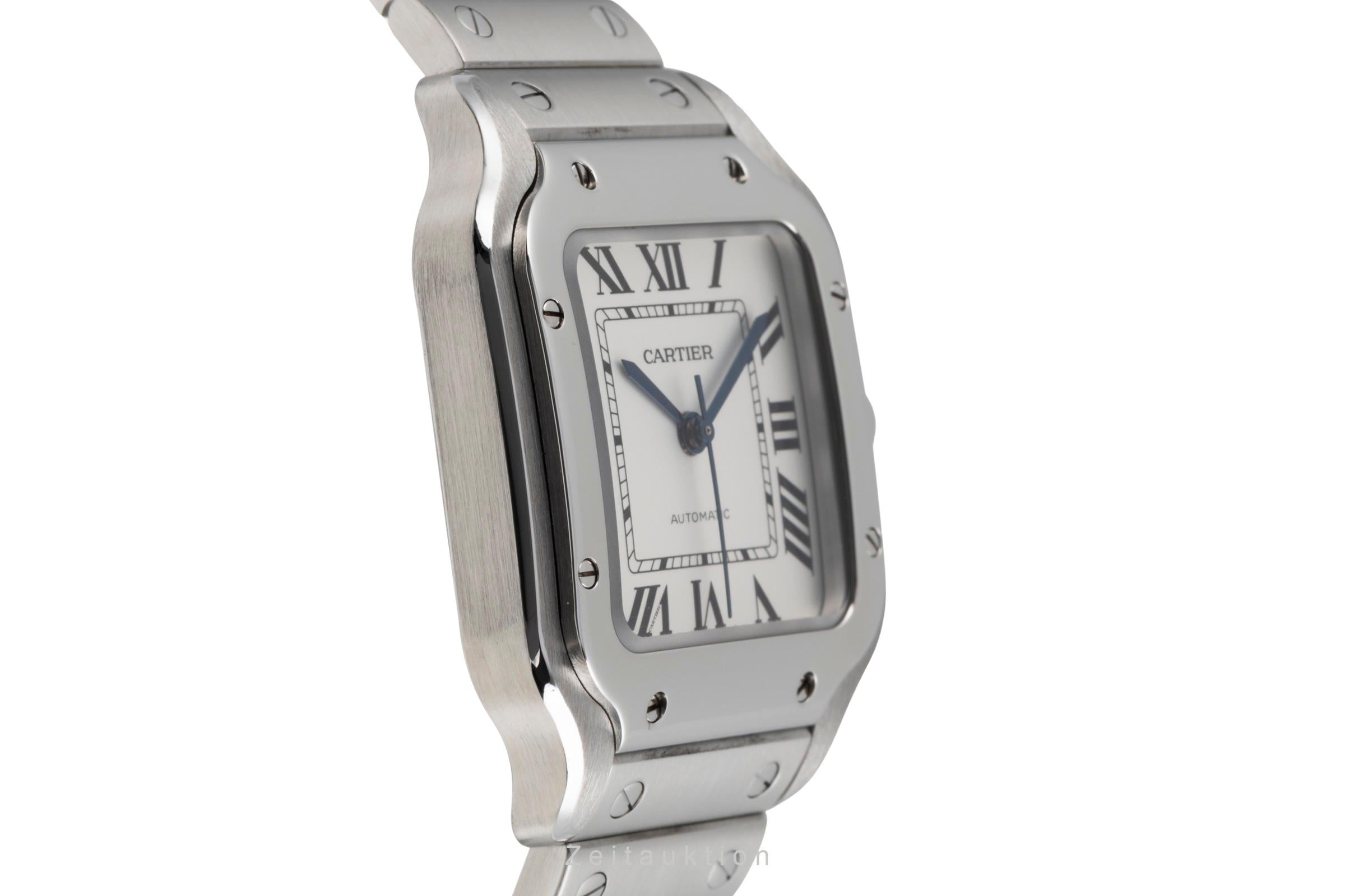 Cartier Santos steel automatic men's watch WSSA0010 LP: 8850EUR  [2505408]