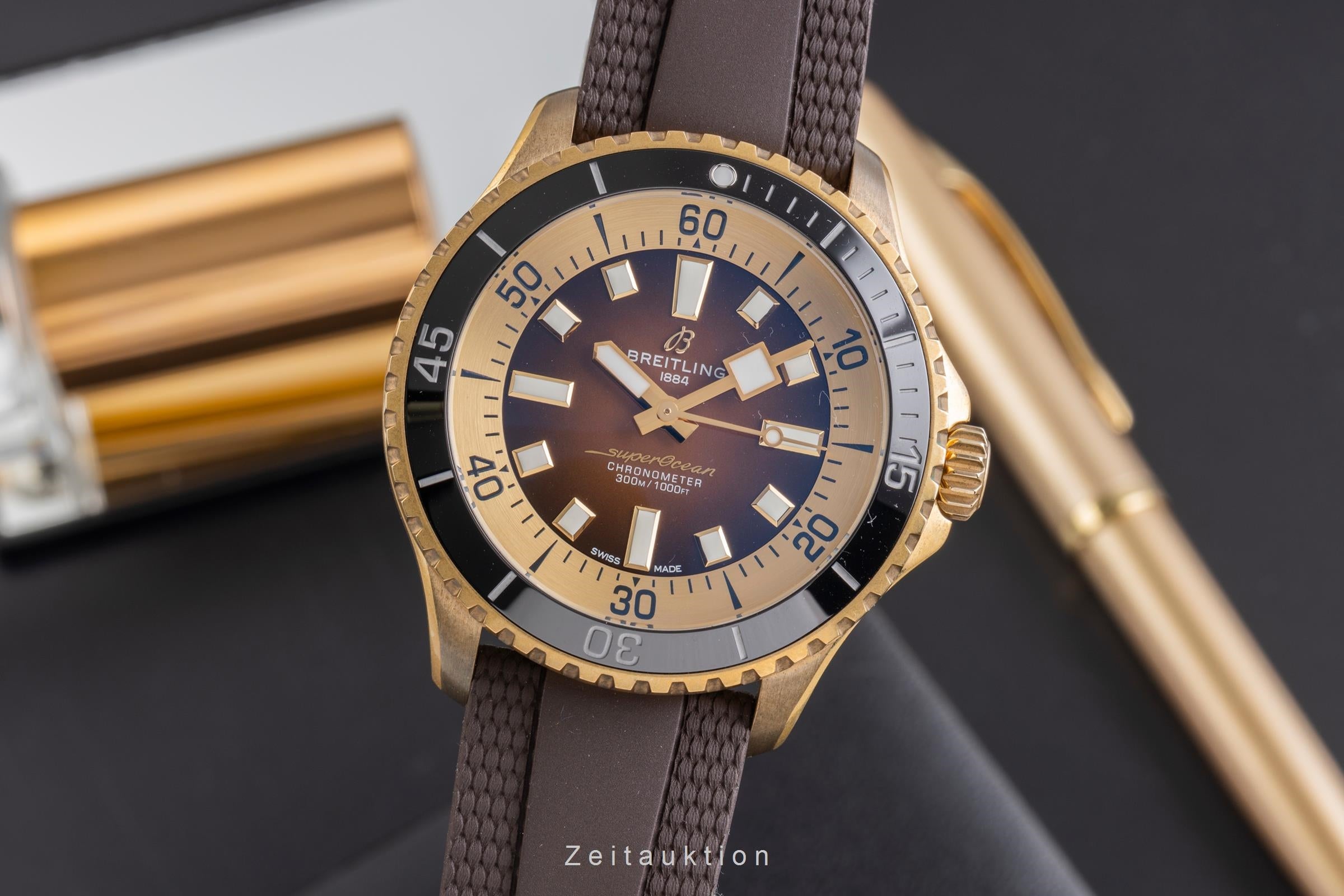 Breitling Superocean bronze automatic Kal. B17 Ref. N17376201Q1S1
