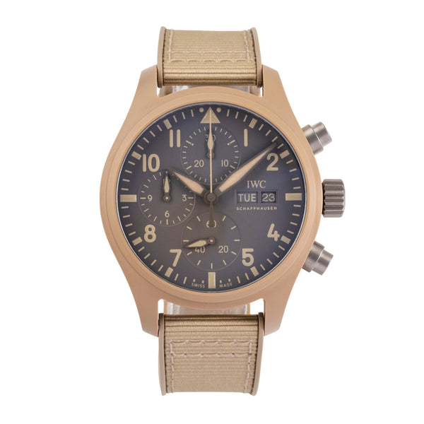 IWC Fliegeruhr chronographe céramique / titane automatique montre pour hommes IW389402 LP: 12700EUR  [2505411]