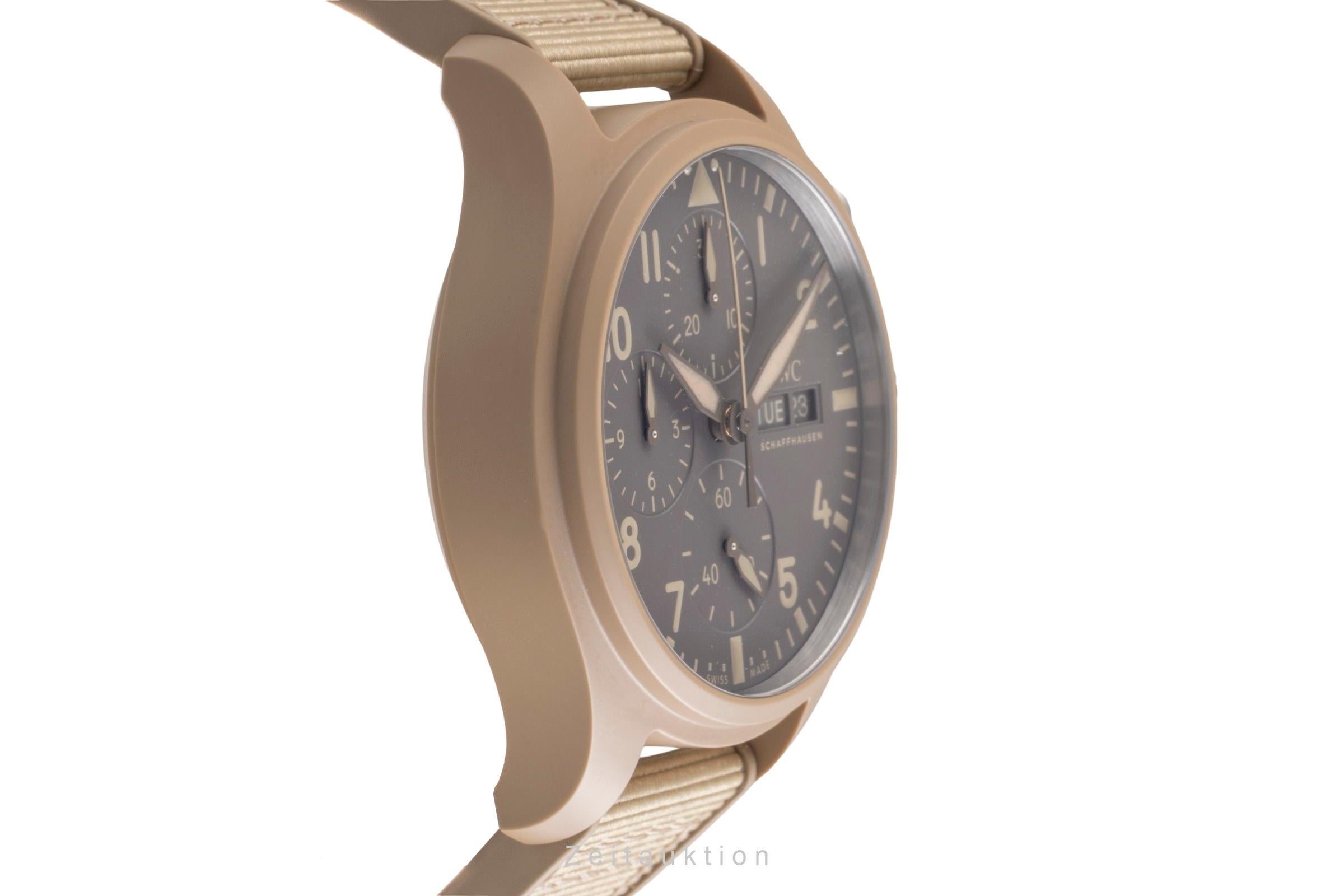 IWC Fliegeruhr chronographe céramique / titane automatique montre pour hommes IW389402 LP: 12700EUR  [2505411]