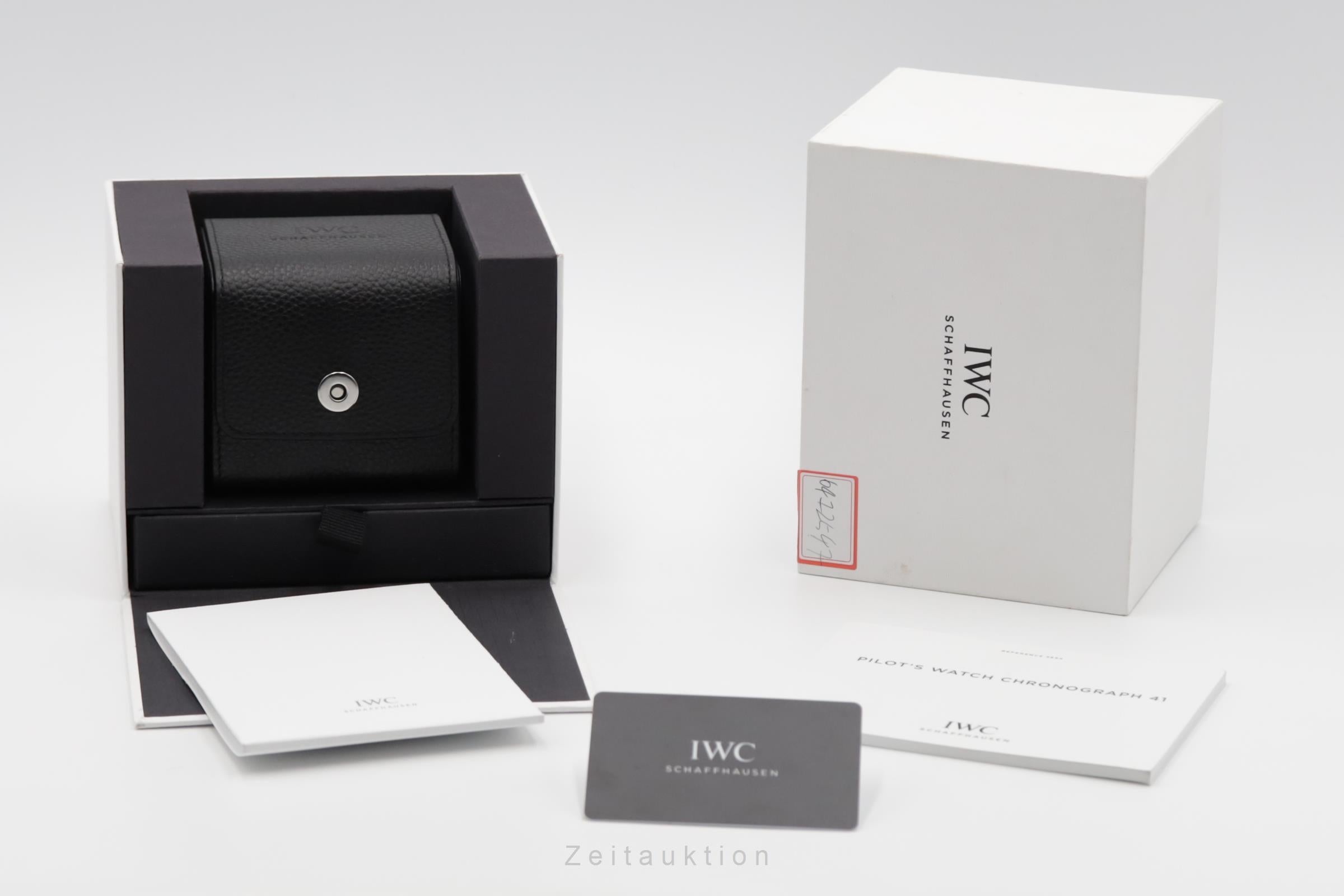 IWC Fliegeruhr chronographe céramique / titane automatique montre pour hommes IW389402 LP: 12700EUR  [2505411]