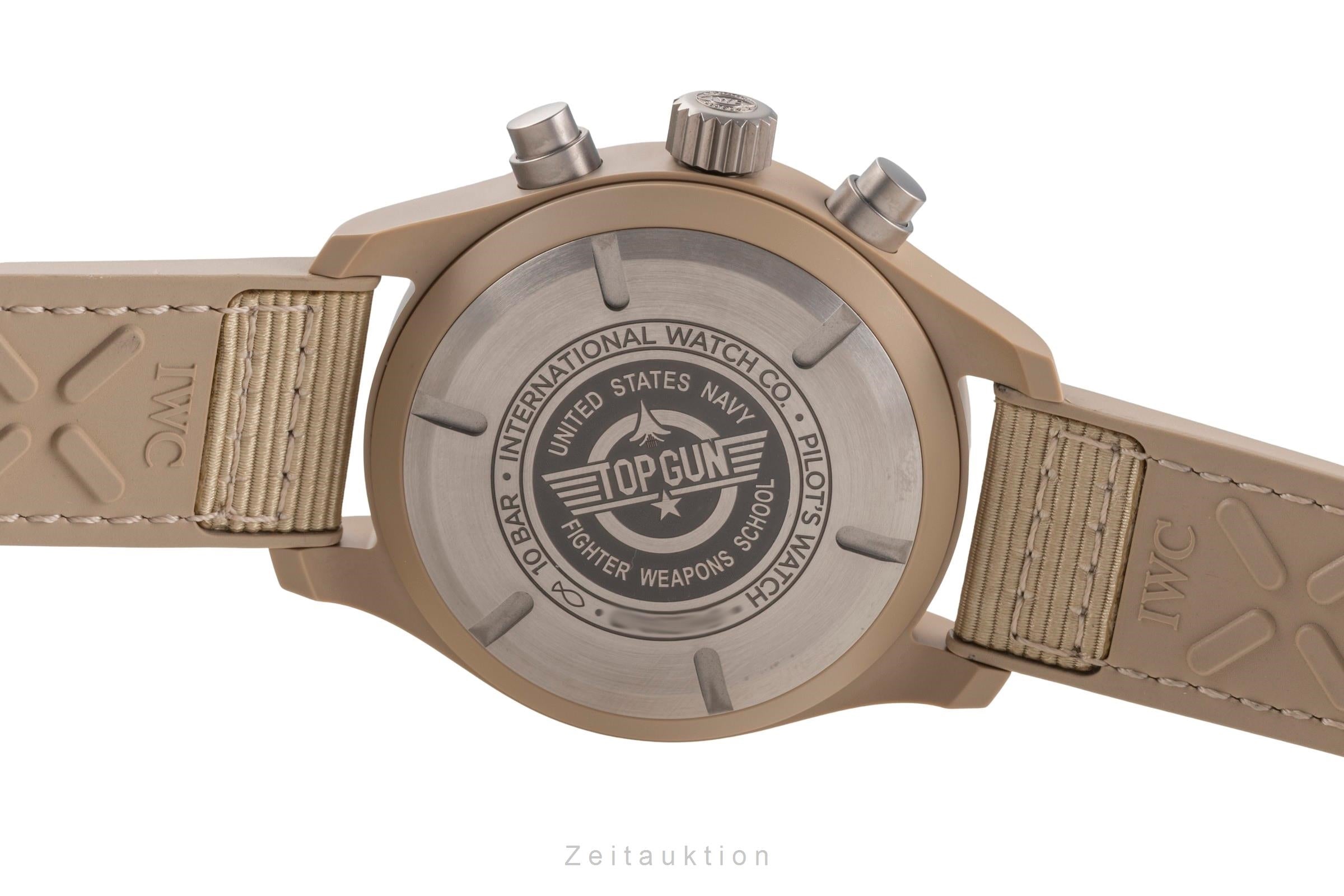 IWC Fliegeruhr chronographe céramique / titane automatique montre pour hommes IW389402 LP: 12700EUR  [2505411]