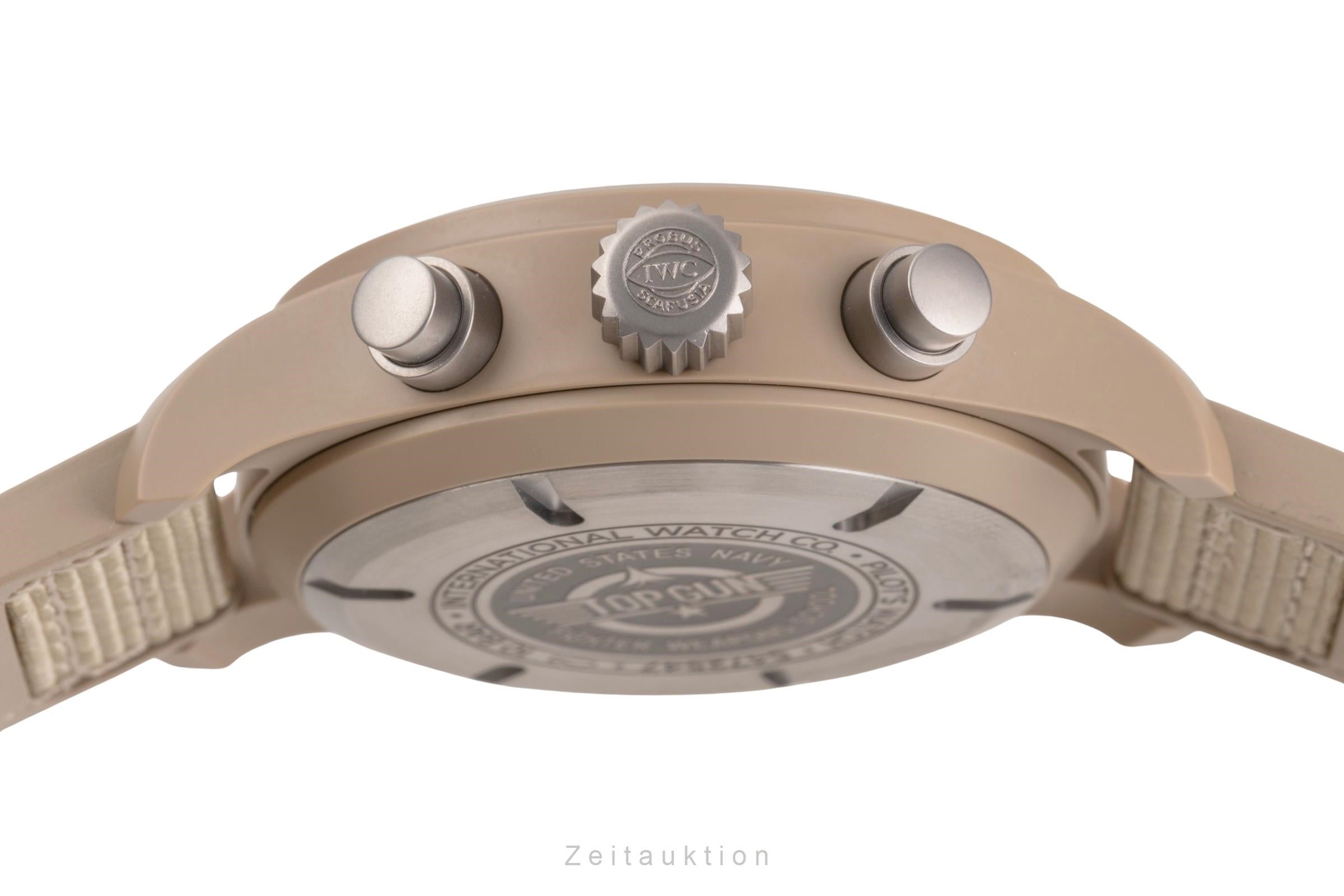 IWC Fliegeruhr chronographe céramique / titane automatique montre pour hommes IW389402 LP: 12700EUR  [2505411]