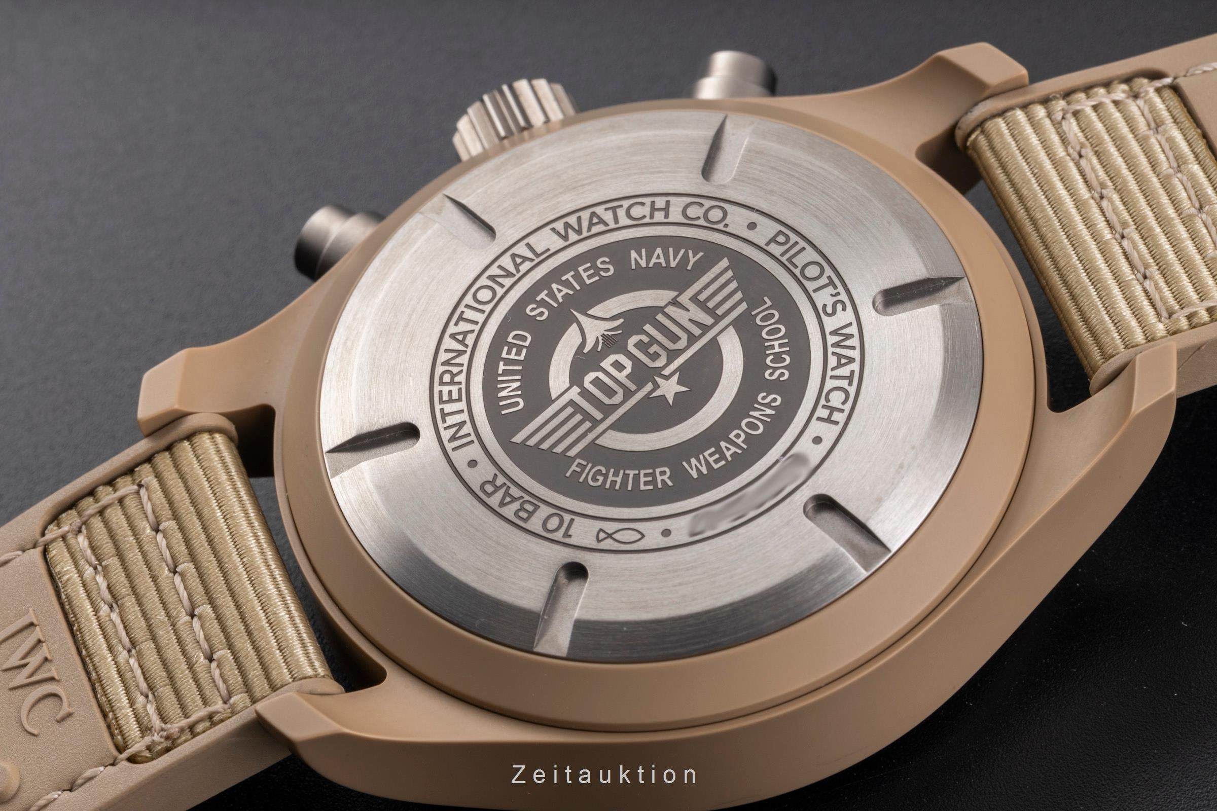 IWC Fliegeruhr chronographe céramique / titane automatique montre pour hommes IW389402 LP: 12700EUR  [2505411]