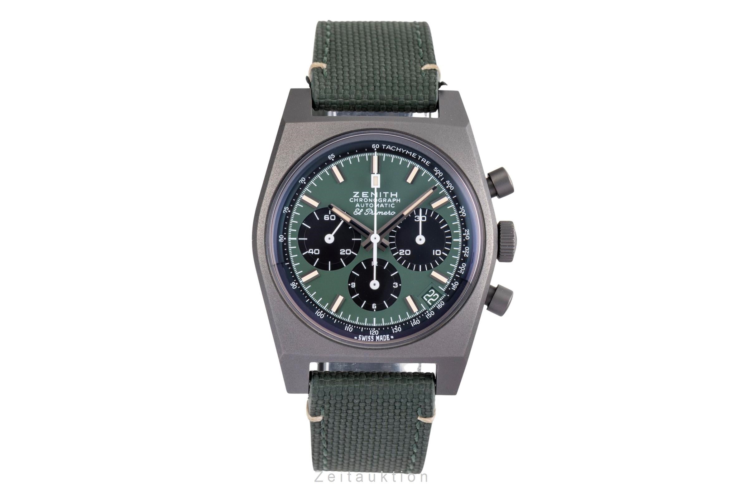 Zenith Chronomaster chronograph titanium automatic men's watch 97.T384.400/57.C856  [2505412]
