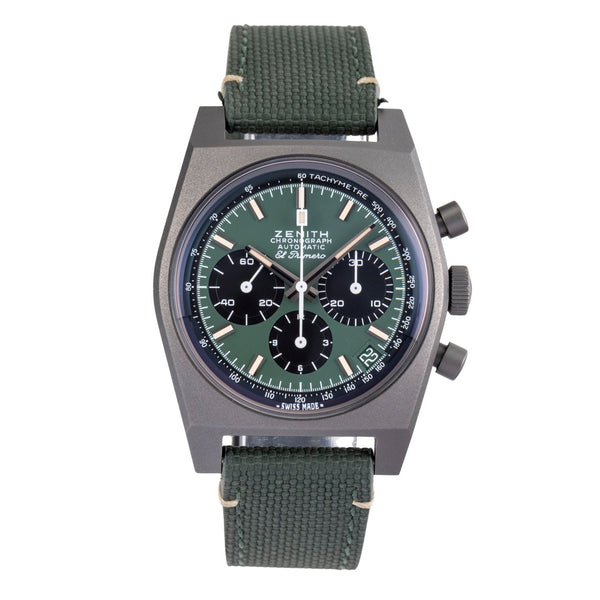 Zenith Chronomaster chronograph titanium automatic men's watch 97.T384.400/57.C856  [2505412]