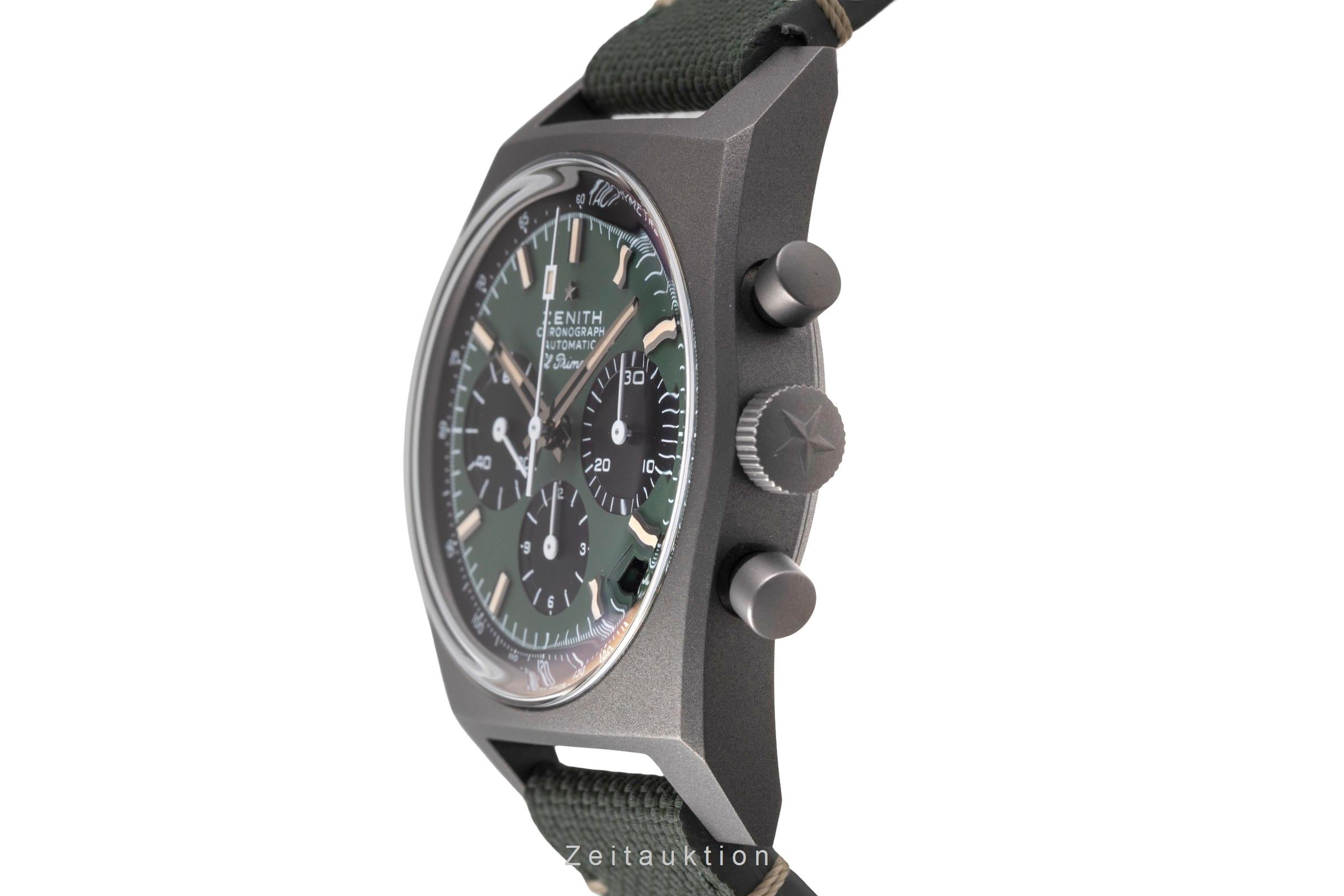 Zenith Chronomaster chronograph titanium automatic men's watch 97.T384.400/57.C856  [2505412]