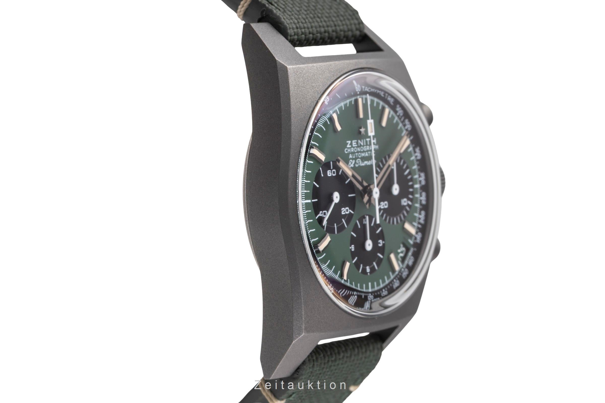 Zenith Chronomaster chronograph titanium automatic men's watch 97.T384.400/57.C856  [2505412]