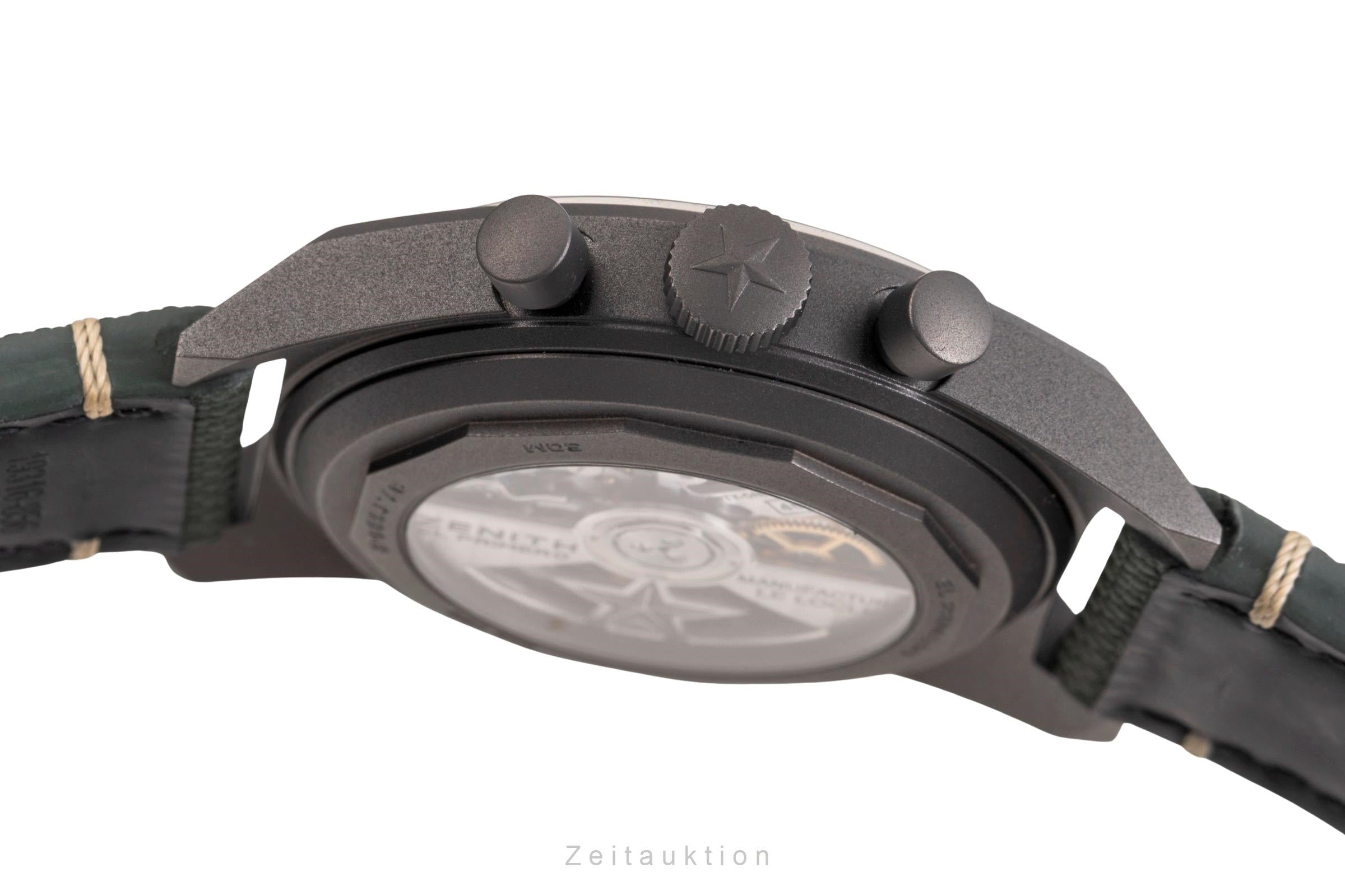 Zenith Chronomaster chronograph titanium automatic men's watch 97.T384.400/57.C856  [2505412]
