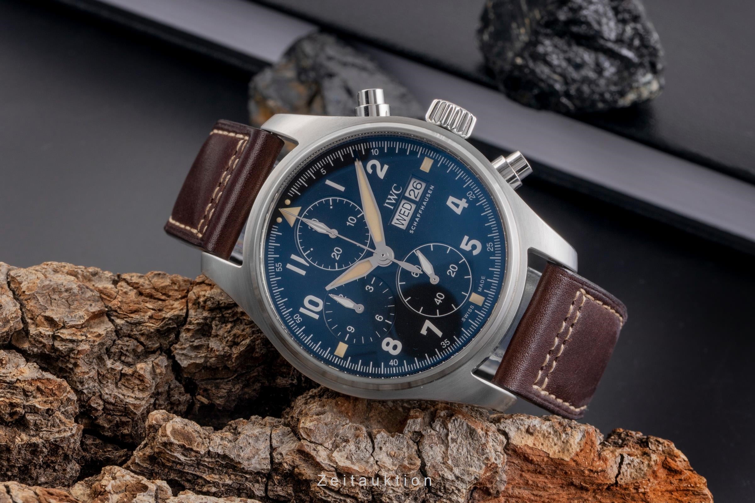 IWC Fliegerchronograph cronografo acciaio automatismo orologio da uomo IW387903 LP: 7700EUR  [2505414]