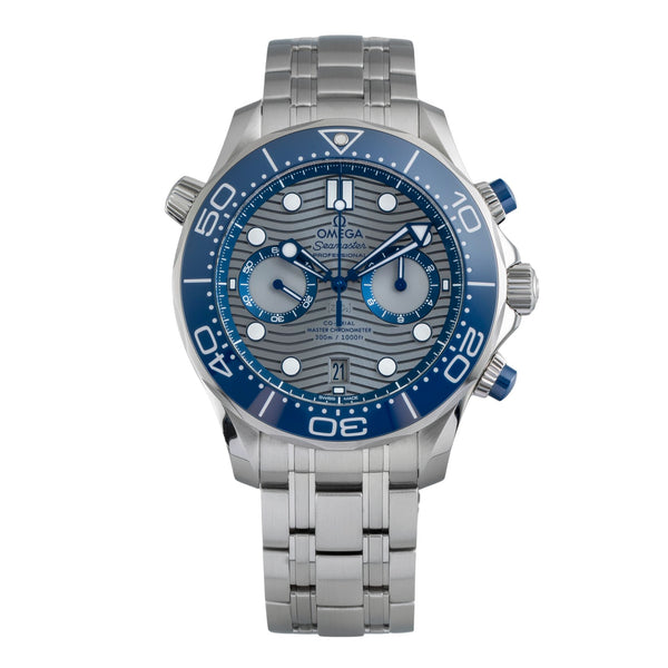 Omega Seamaster chronograph steel automatic men's watch 210.30.44.51.06.001 LP: 9300EUR  [2505415]