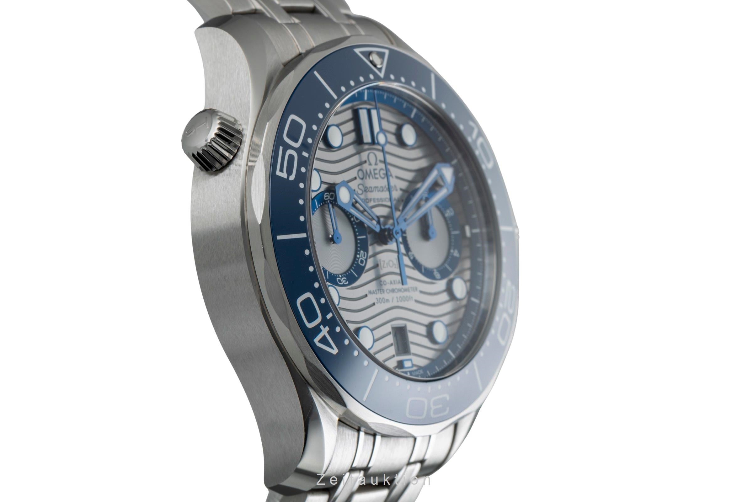 Omega Seamaster chronograph steel automatic men's watch 210.30.44.51.06.001 LP: 9300EUR  [2505415]