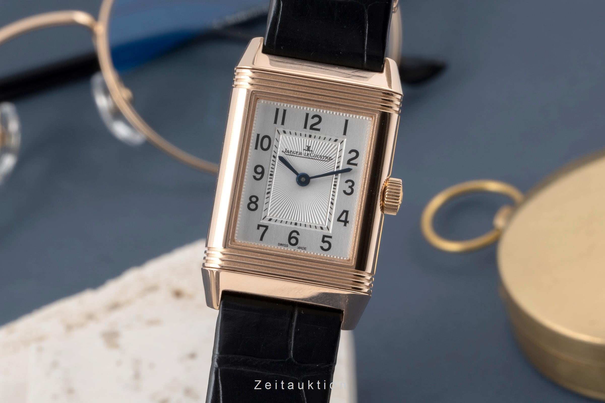 Jaeger LeCoultre Reverso 18 ct red gold manual winding women's watch Q2662430, 211.2.44 LP: 26200EUR  [2505417]