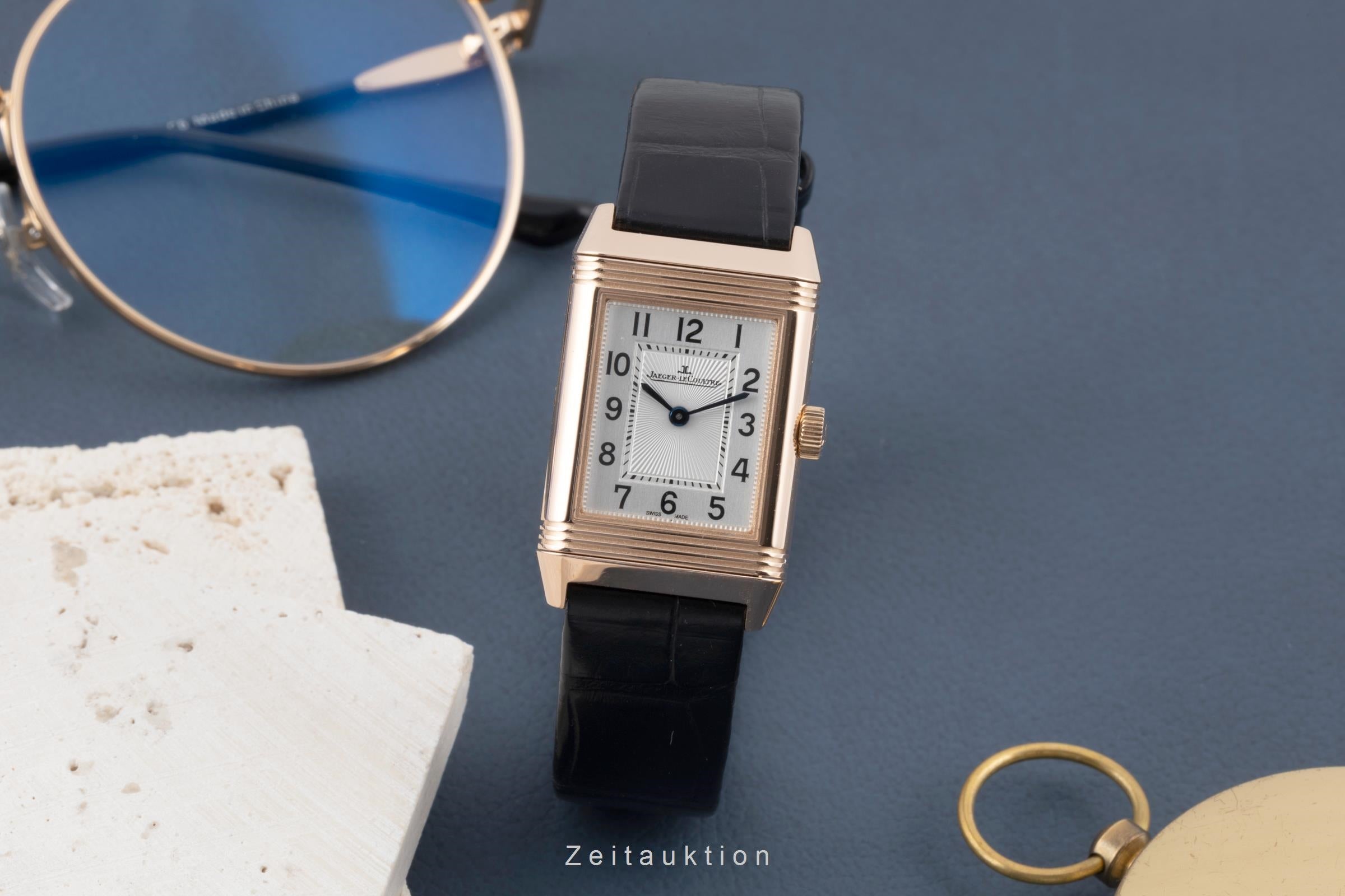 Jaeger LeCoultre Reverso 18 ct red gold manual winding women's watch Q2662430, 211.2.44 LP: 26200EUR  [2505417]