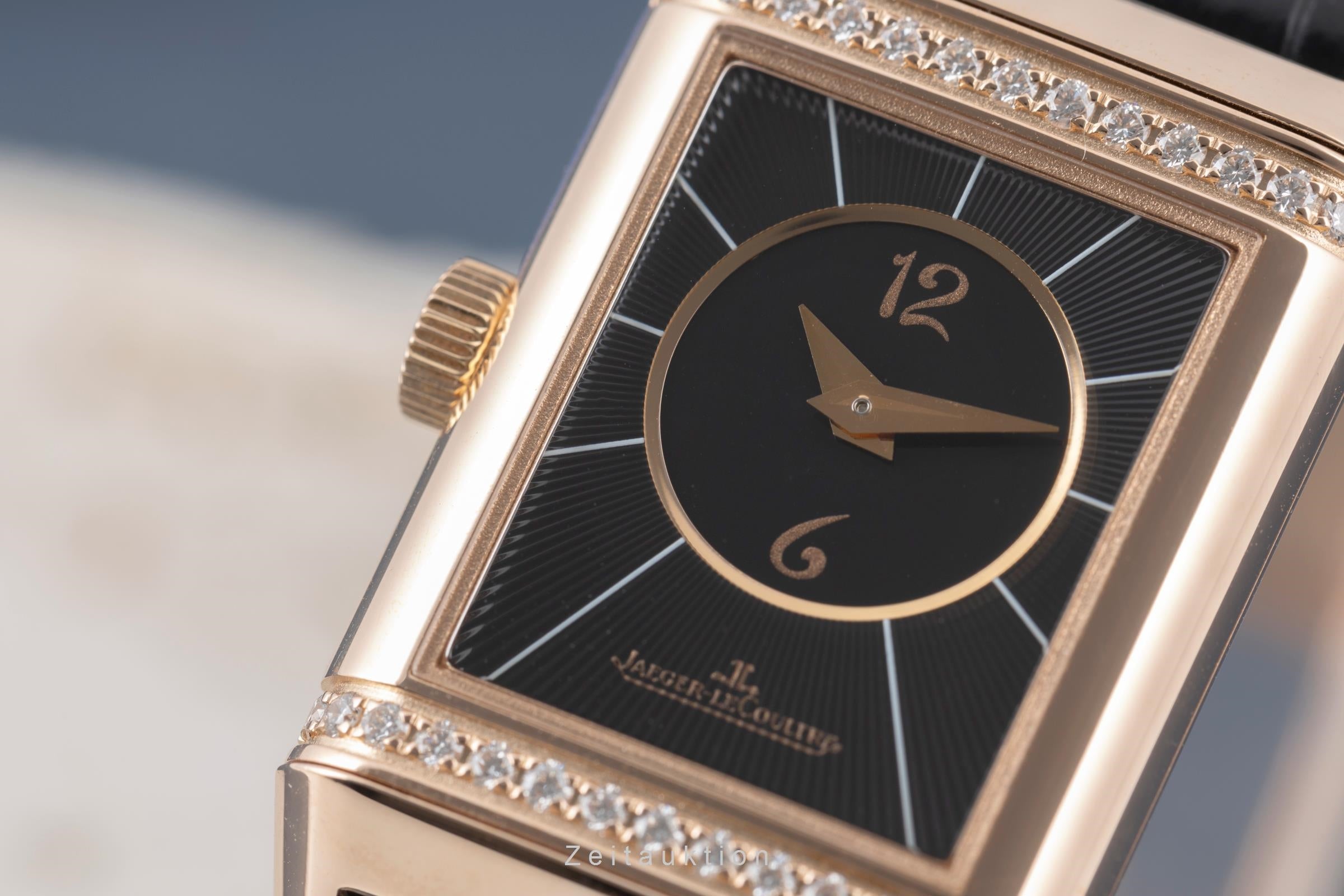 Jaeger LeCoultre Reverso 18 ct red gold manual winding women's watch Q2662430, 211.2.44 LP: 26200EUR  [2505417]