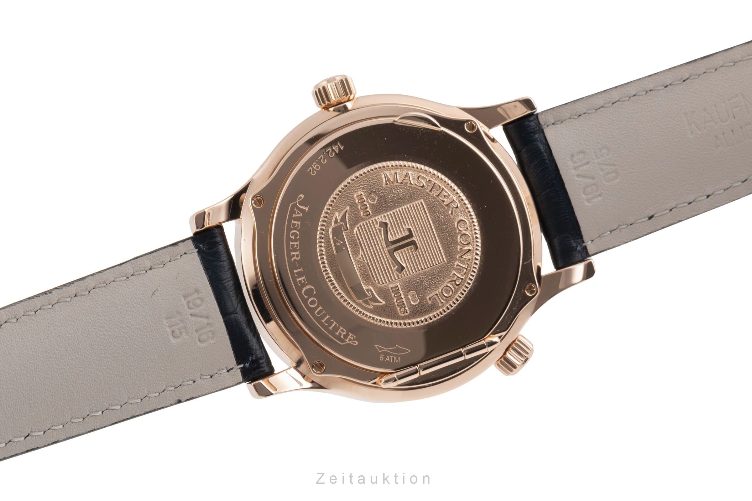 Jaeger LeCoultre Master Control oro rosado de 18 quilates automático reloj para caballeros Q1422420, 142.2.92  [2505419]