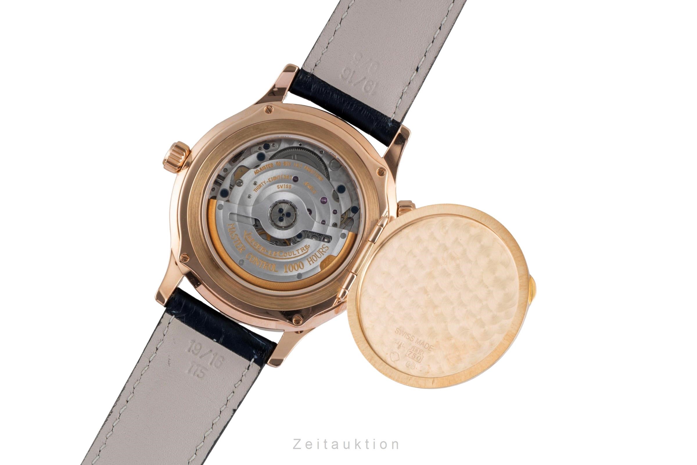 Jaeger LeCoultre Master Control oro rosado de 18 quilates automático reloj para caballeros Q1422420, 142.2.92  [2505419]
