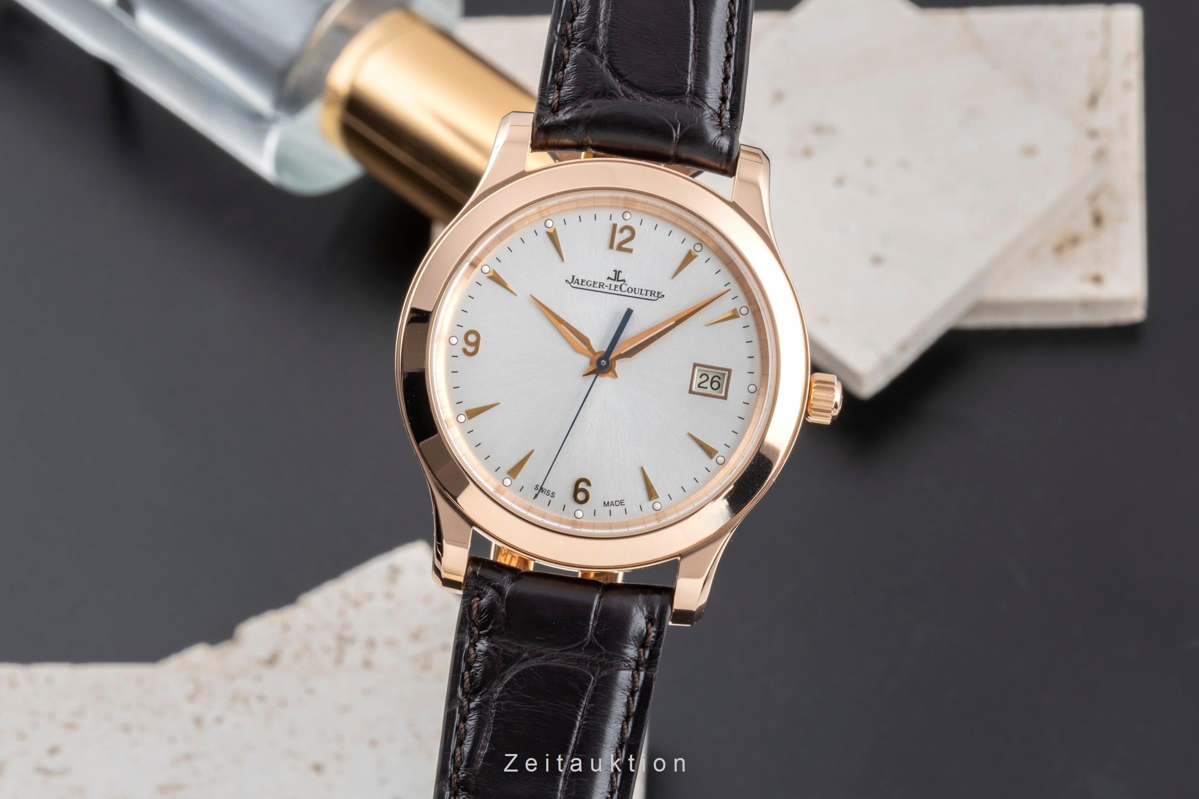 Jaeger LeCoultre Master Control 18 ct red gold automatic men's watch Q1392420, 147.2.37.S  [2505420]