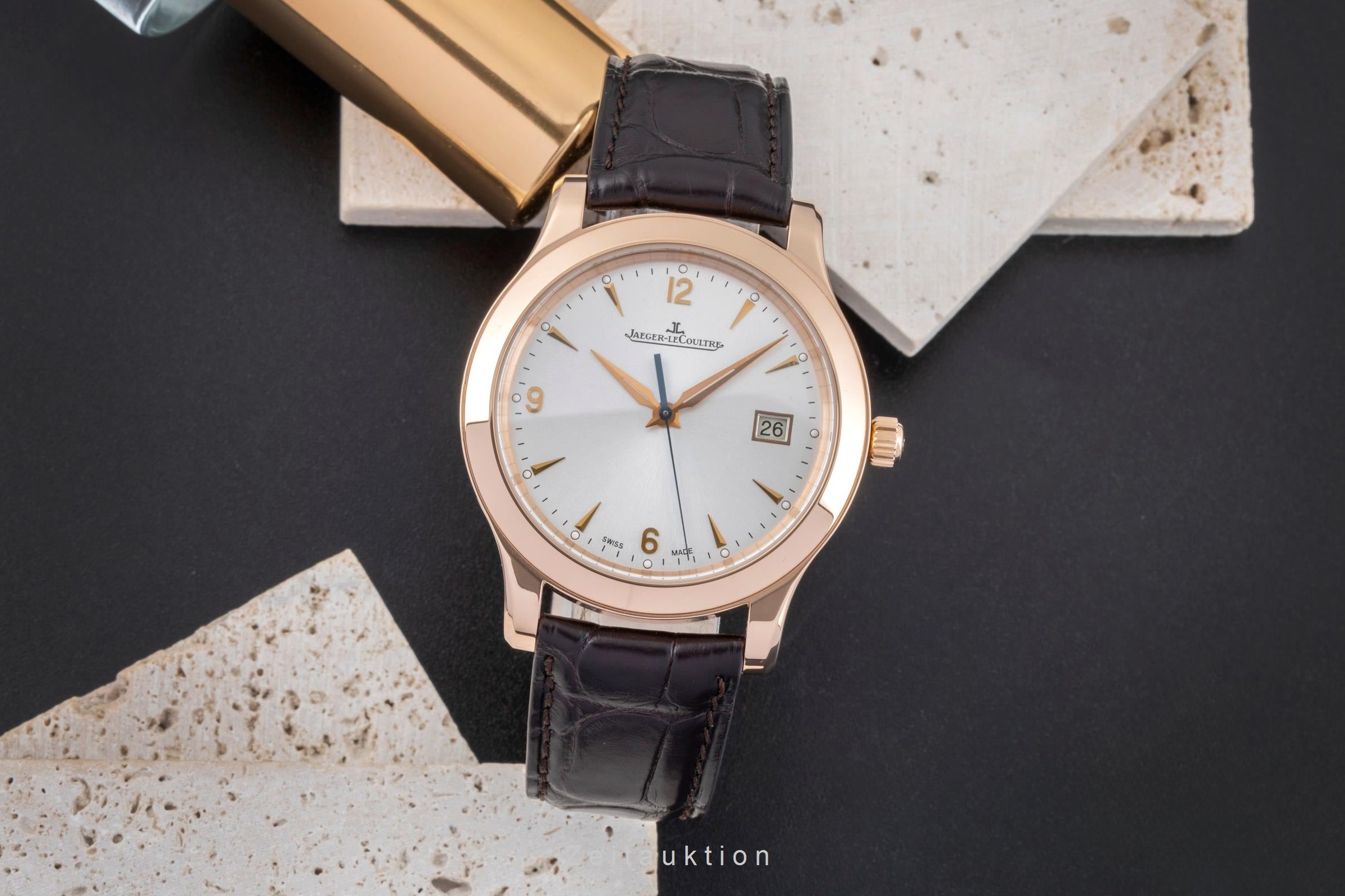 Jaeger LeCoultre Master Control oro rosado de 18 quilates automático reloj para caballeros Q1392420, 147.2.37.S  [2505420]