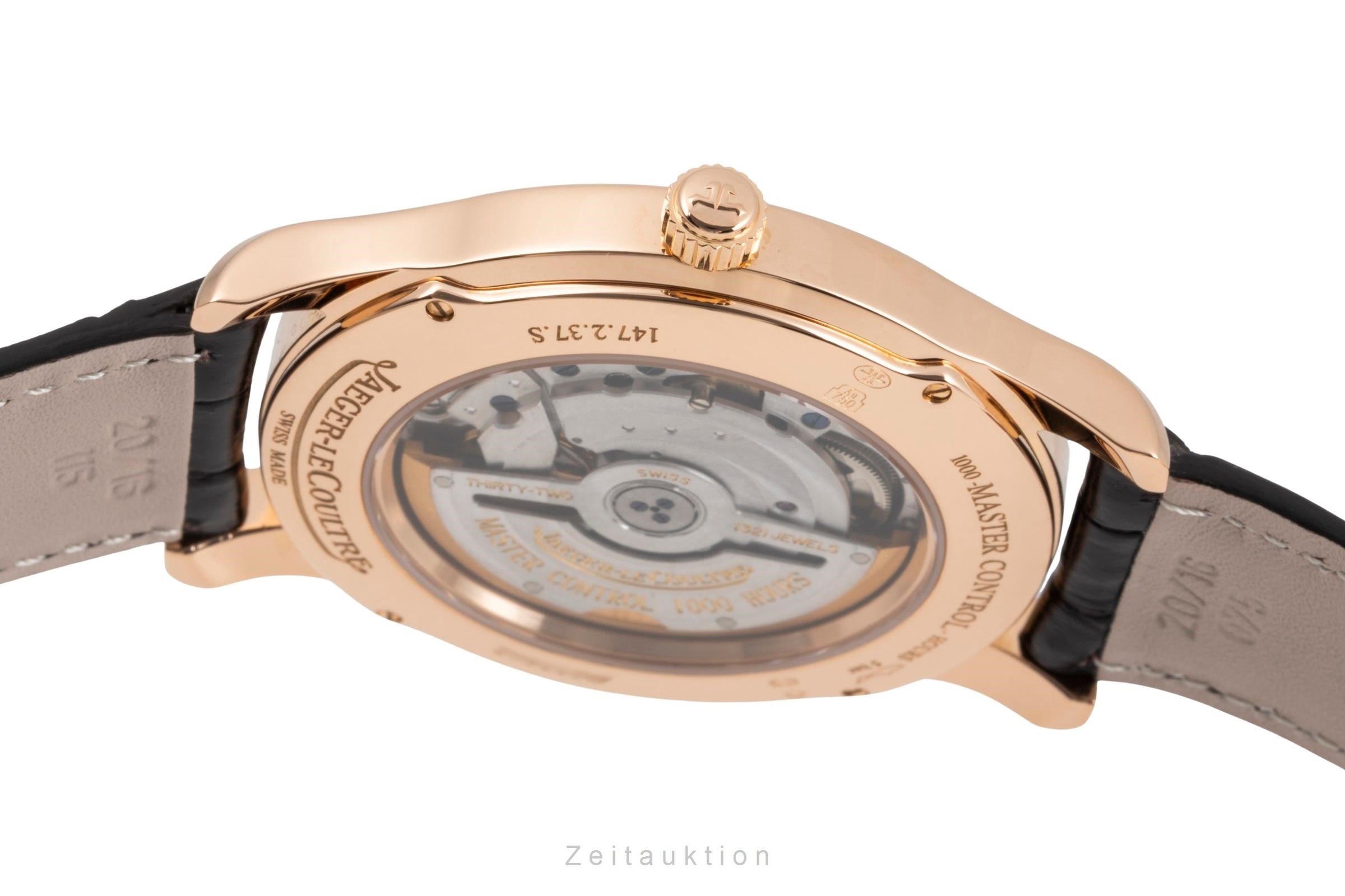 Jaeger LeCoultre Master Control oro rosado de 18 quilates automático reloj para caballeros Q1392420, 147.2.37.S  [2505420]