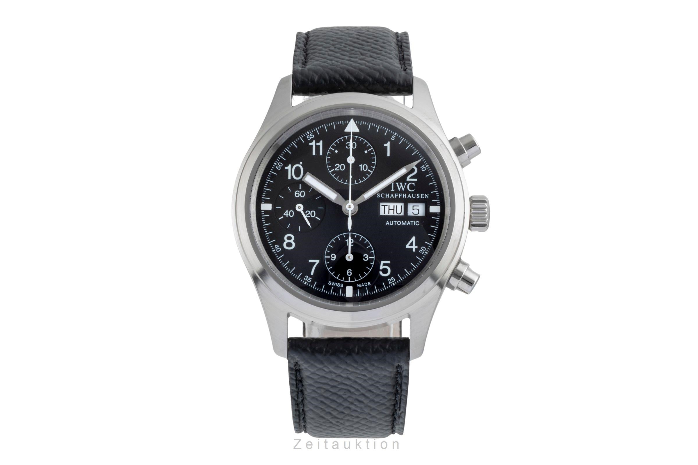 IWC Fliegeruhr Chronograph Automatik Edelstahl Herrenuhr IW370603 VP: 7700,- € [2505422]