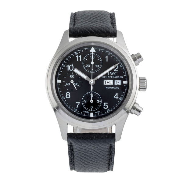 IWC Fliegeruhr Chronograph Automatik Edelstahl Herrenuhr IW370603 VP: 7700,- € [2505422]