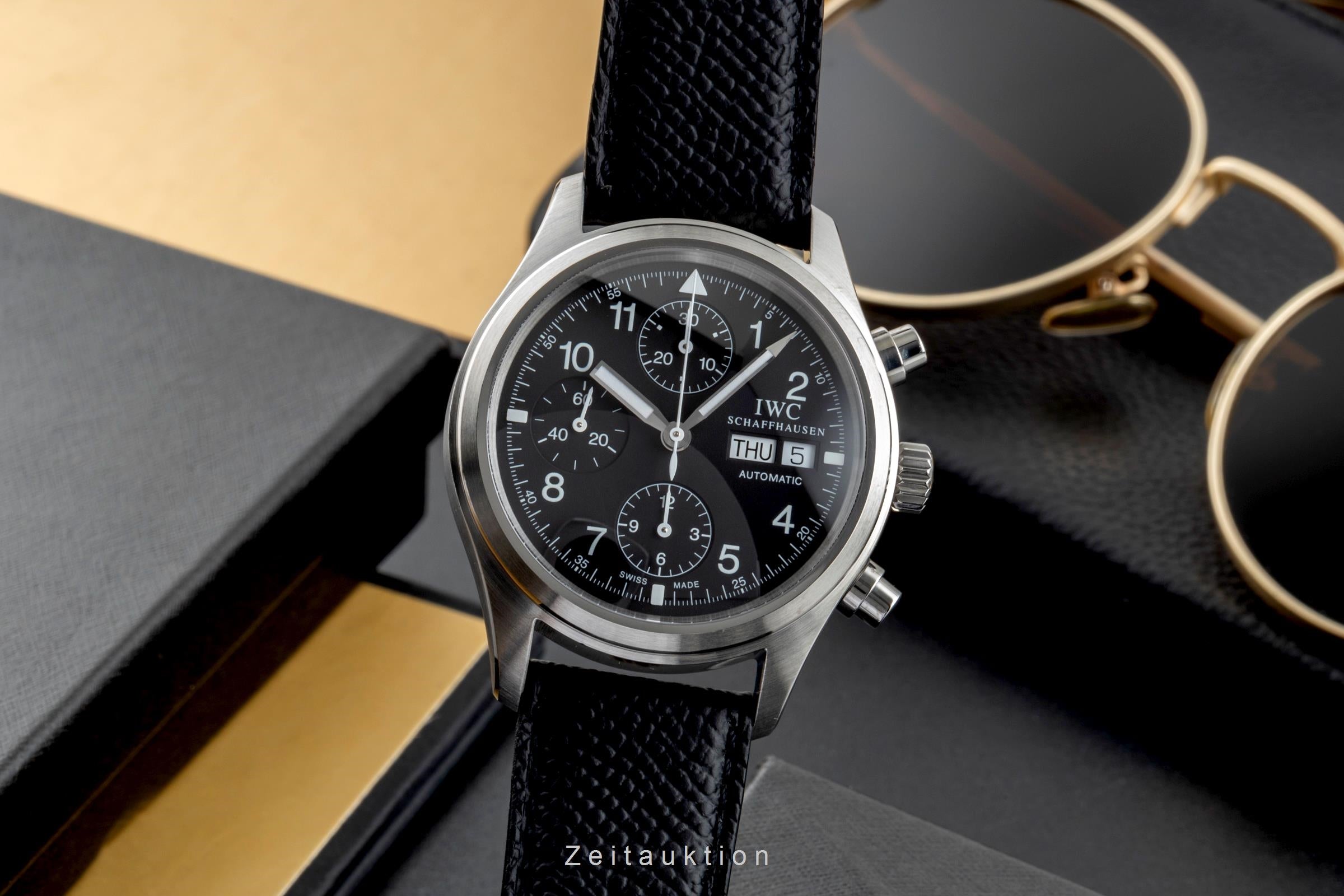 IWC Fliegeruhr Chronograph Automatik Edelstahl Herrenuhr IW370603 VP: 7700,- € [2505422]