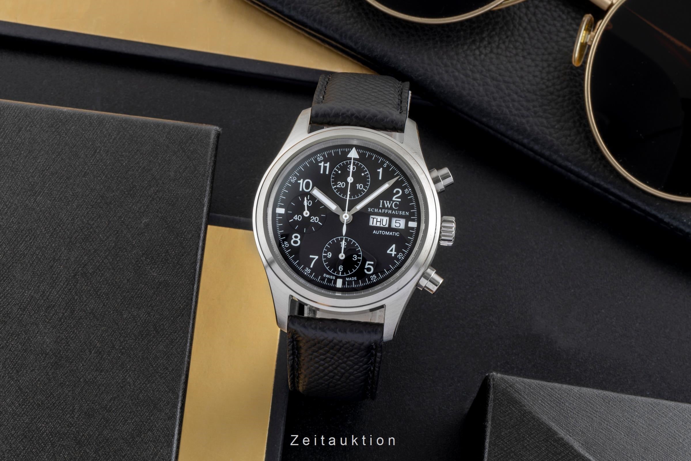 IWC Fliegeruhr Chronograph Automatik Edelstahl Herrenuhr IW370603 VP: 7700,- € [2505422]