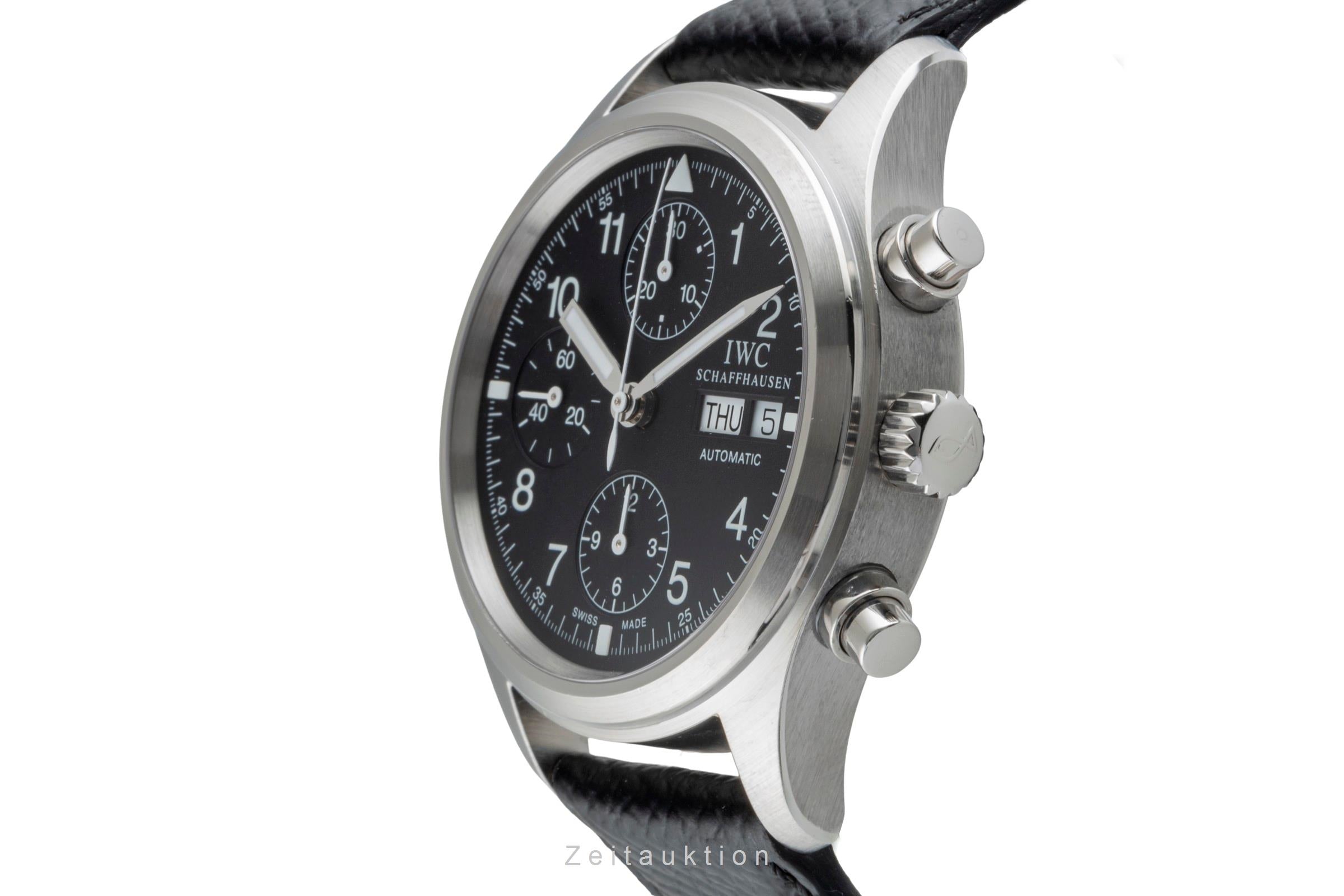 IWC Fliegeruhr Chronograph Automatik Edelstahl Herrenuhr IW370603 VP: 7700,- € [2505422]