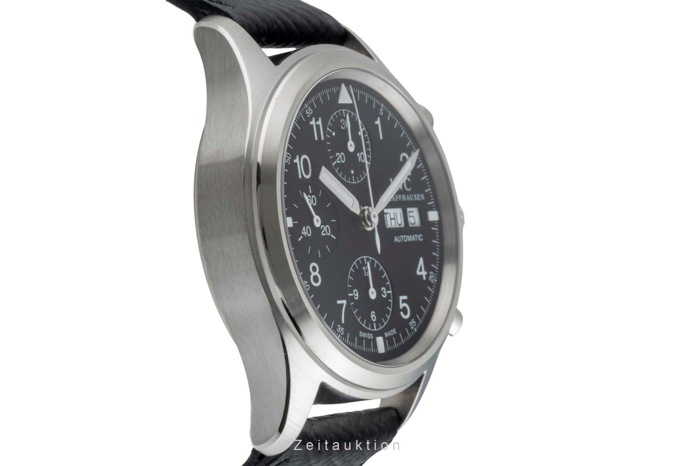 IWC Fliegeruhr Chronograph Automatik Edelstahl Herrenuhr IW370603 VP: 7700,- € [2505422]