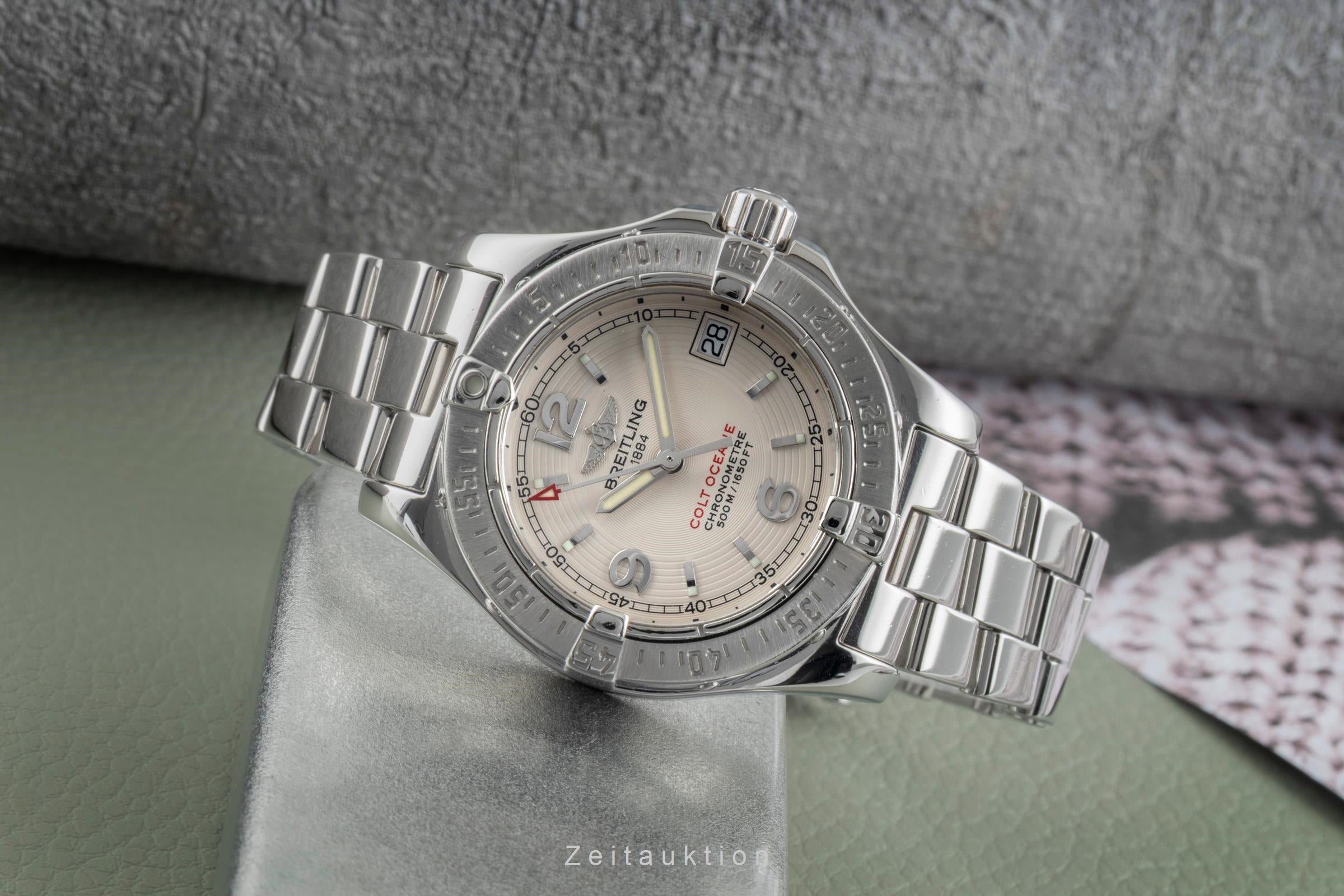 Breitling Colt Oceane steel quartz women's watch A77380	  [2505424]