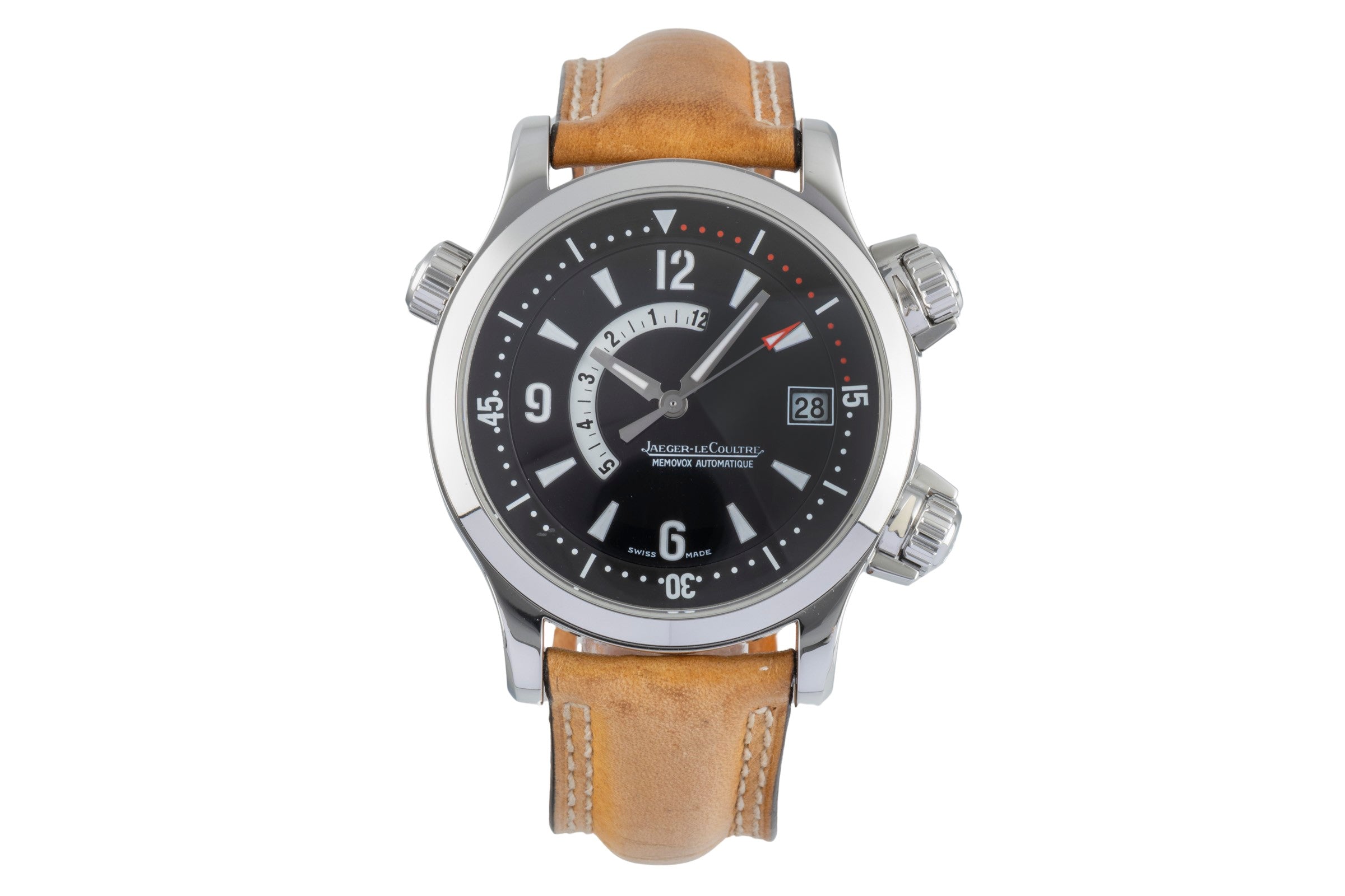 Jaeger LeCoultre Memovox steel automatic men's watch Q1708470, 146.8.97/1 LP: 15400EUR  [2505426]