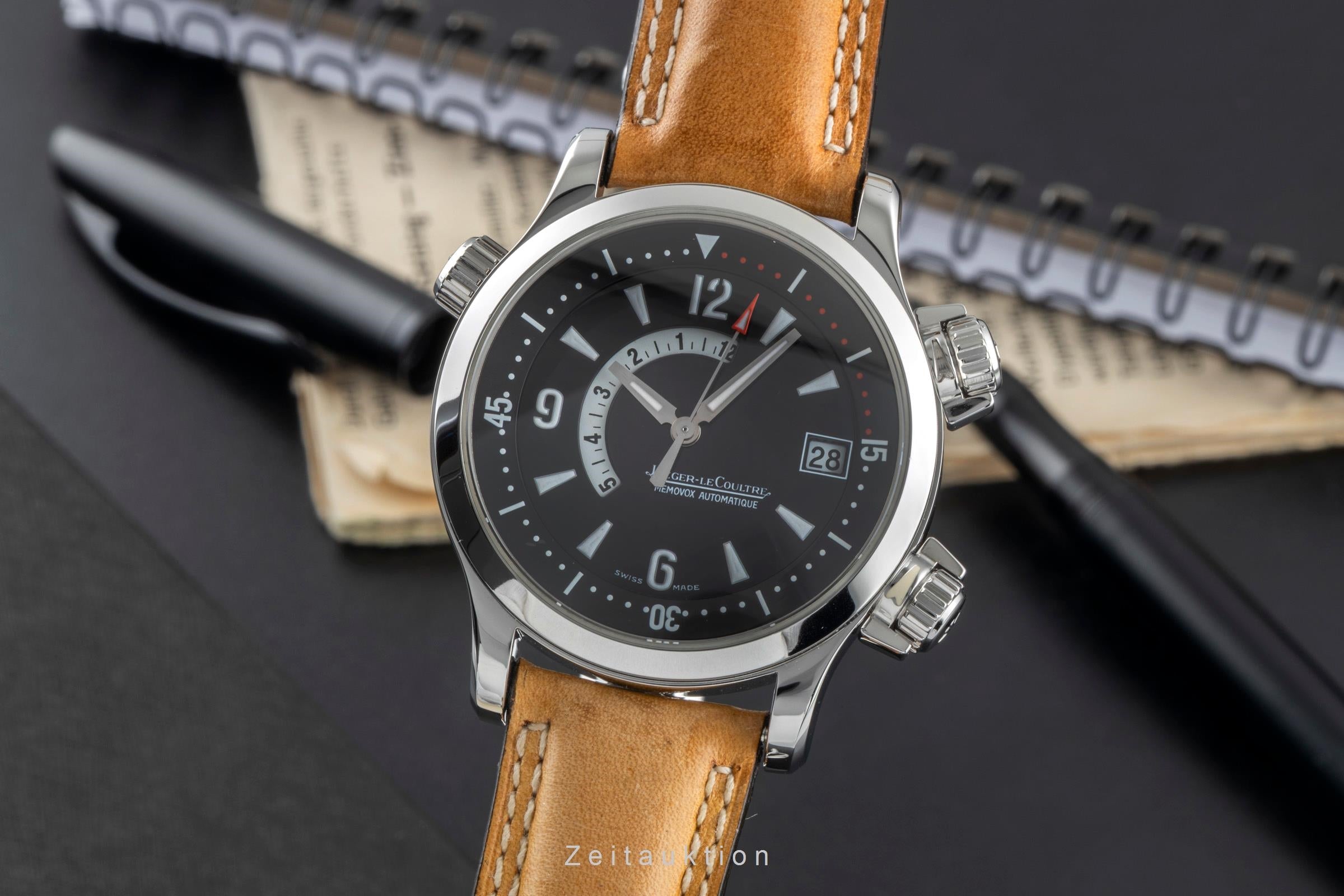 Jaeger LeCoultre Memovox steel automatic men's watch Q1708470, 146.8.97/1 LP: 15400EUR  [2505426]