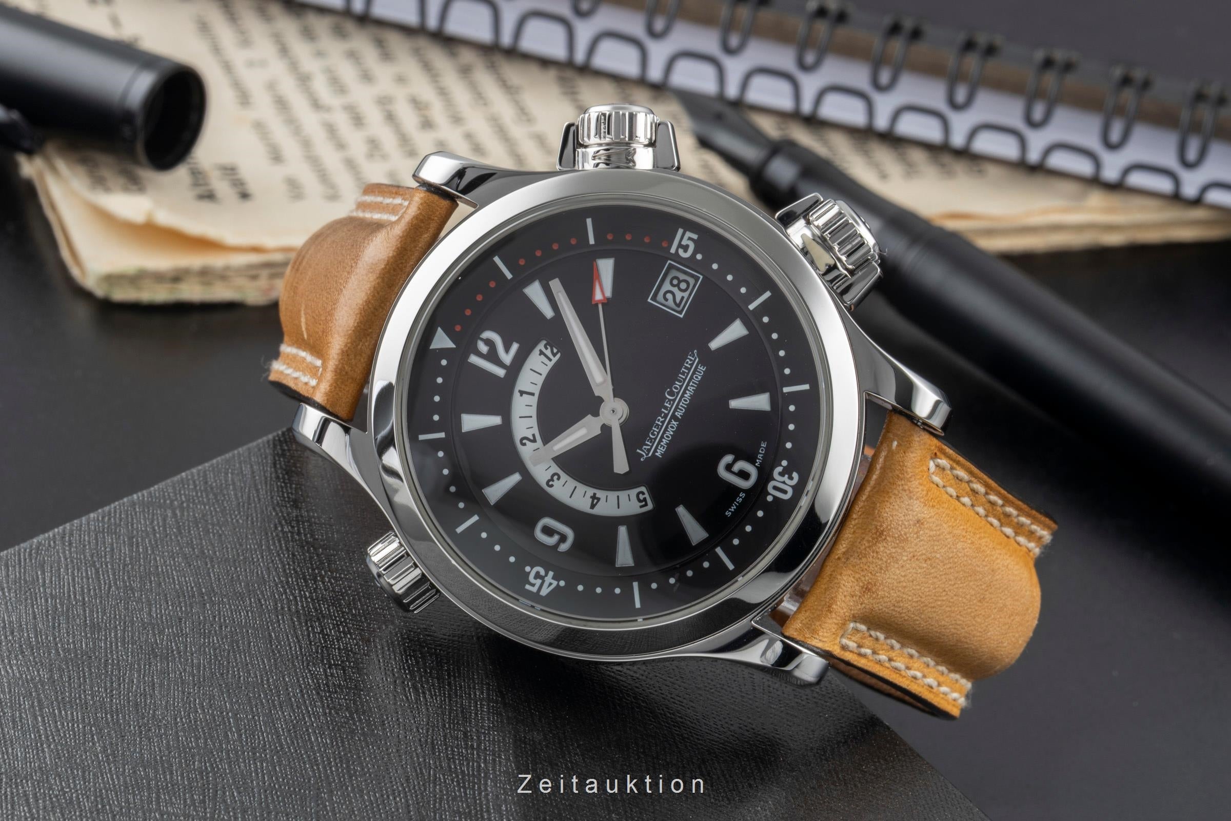 Jaeger LeCoultre Memovox steel automatic Kal. 918 Ref. Q1708470